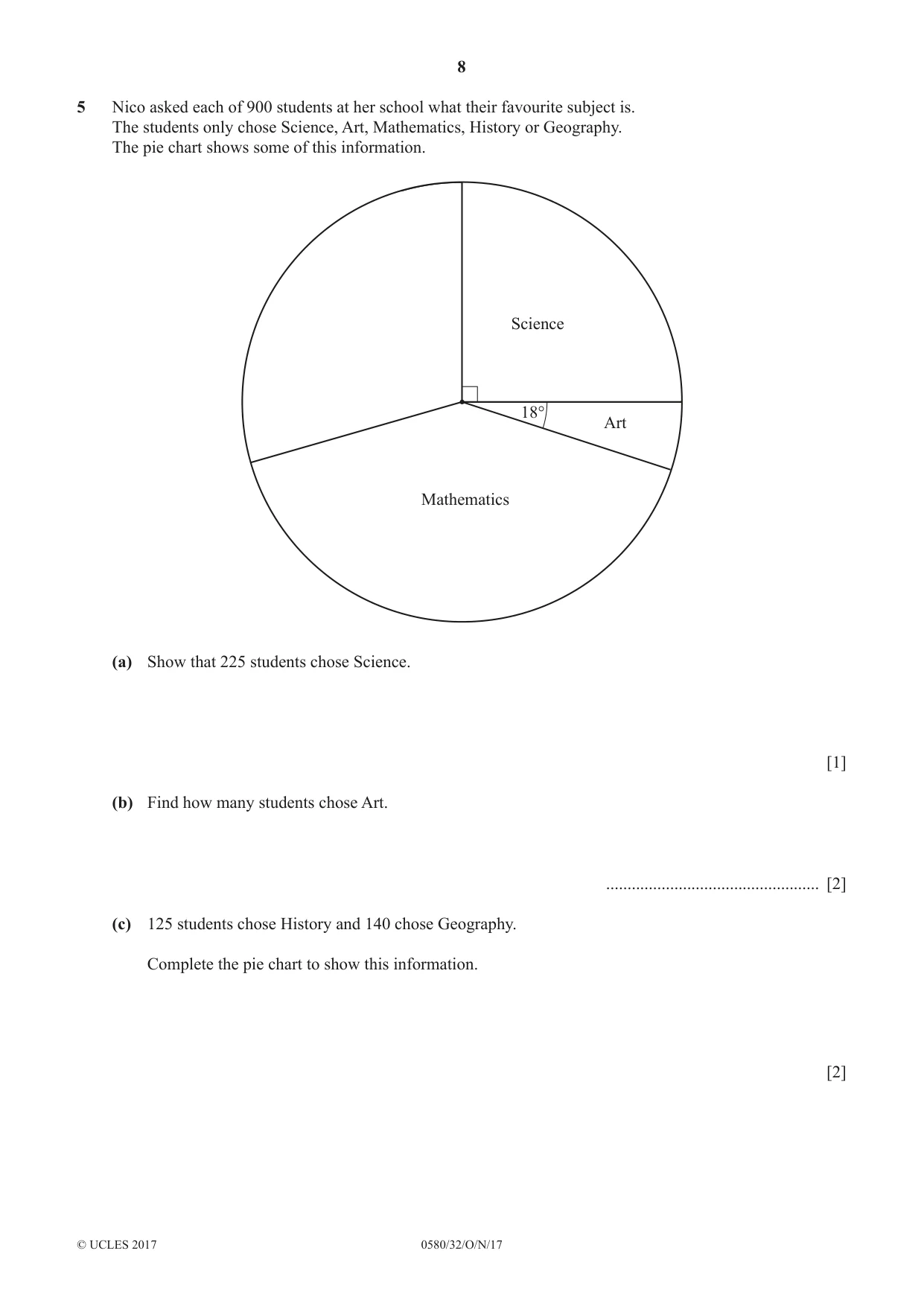 Cambridge IGCSE Mathematics 0580 2017 Oct/Nov Paper 3 · Variant 2 question paper, page 8 of 16