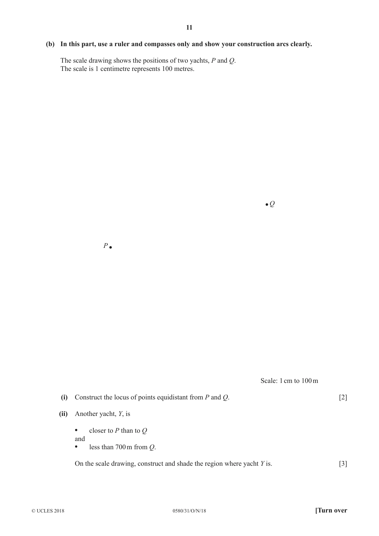 Cambridge IGCSE Mathematics 0580 2018 Oct/Nov Paper 3 · Variant 1 question paper, page 11 of 16