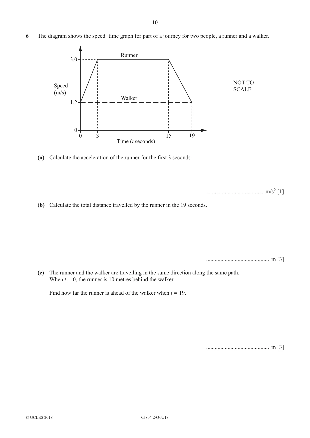 Cambridge IGCSE Mathematics 0580 2018 Oct/Nov Paper 4 · Variant 2 question paper, page 10 of 20