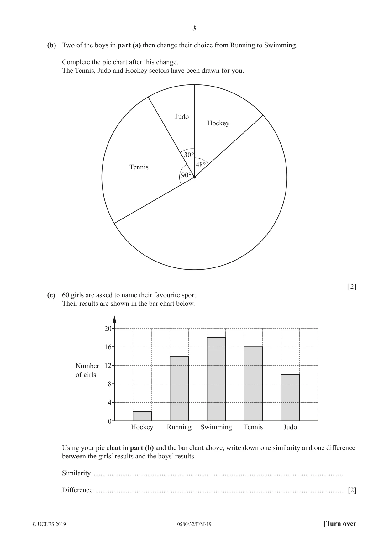 Cambridge IGCSE Mathematics 0580 2019 Feb/March Paper 3 · Variant 2 question paper, page 3 of 20