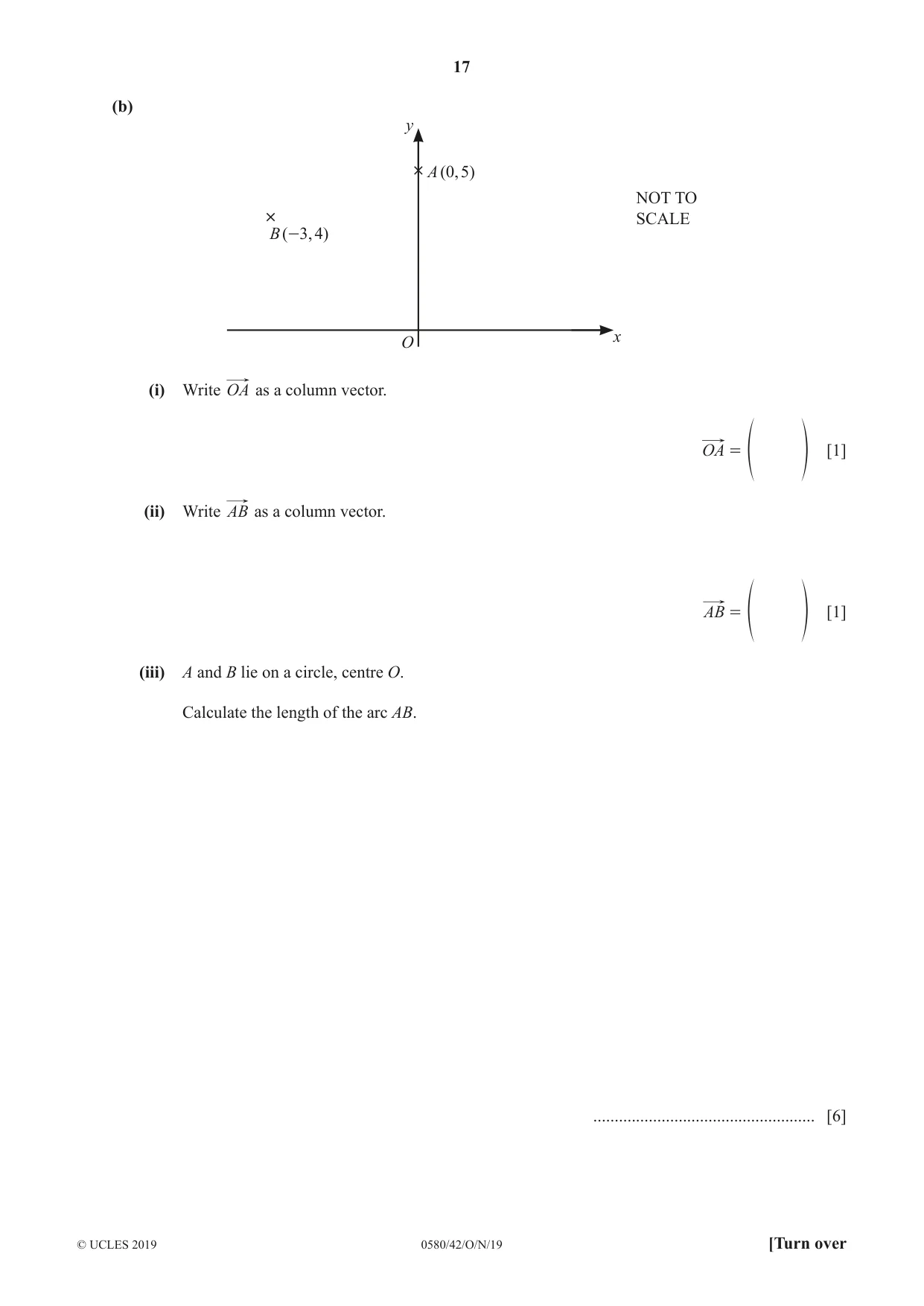 Cambridge IGCSE Mathematics 0580 2019 Oct/Nov Paper 4 · Variant 2 question paper, page 17 of 20