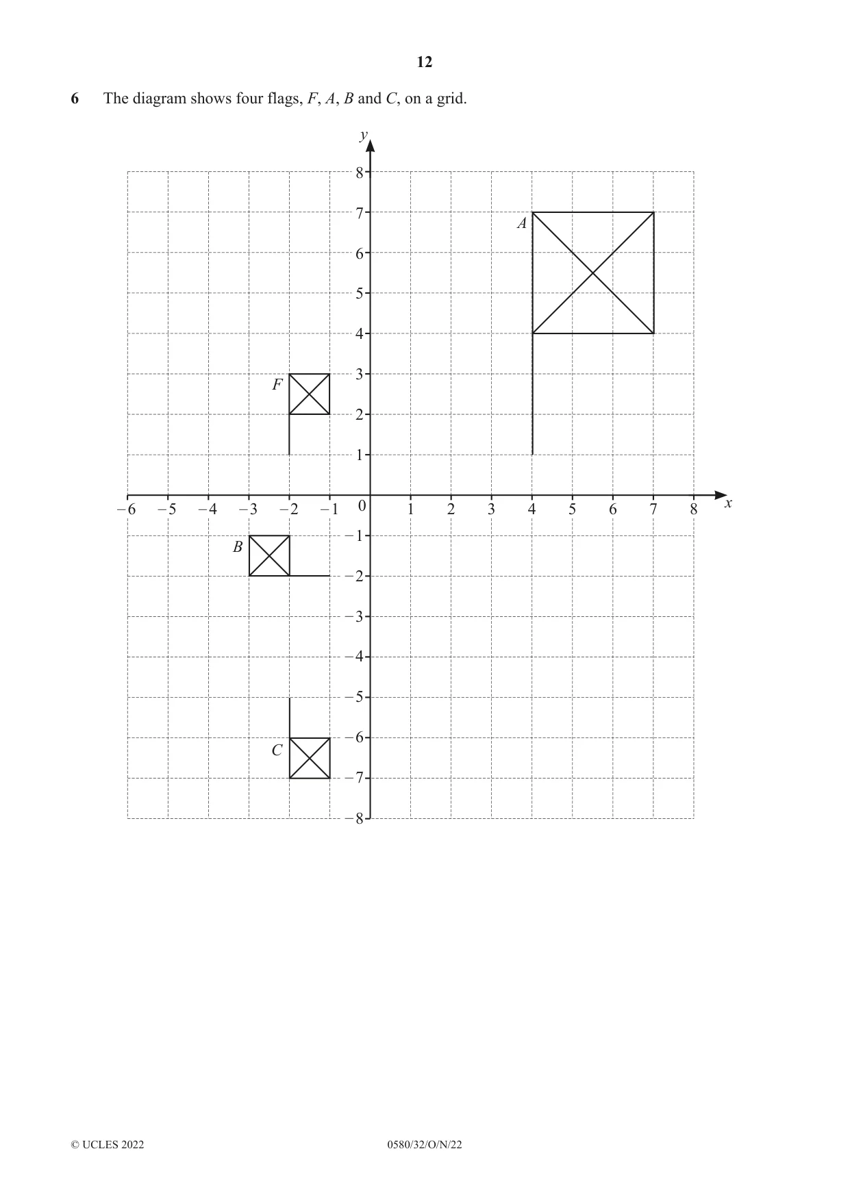 Cambridge IGCSE Mathematics 0580 2022 Oct/Nov Paper 3 · Variant 2 question paper, page 12 of 20