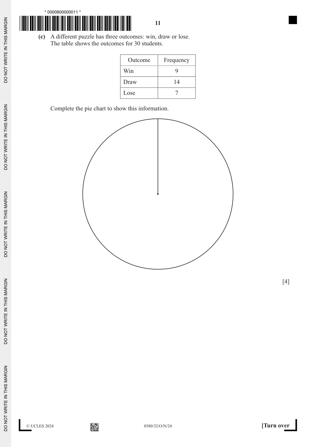 Cambridge IGCSE Mathematics 0580 2024 Oct/Nov Paper 3 · Variant 2 question paper, page 11 of 20