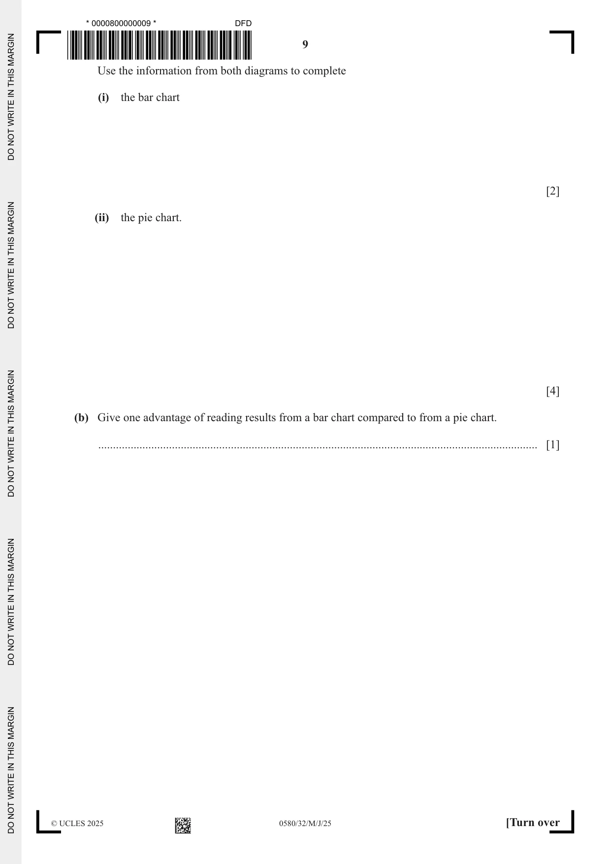 Cambridge IGCSE Mathematics 0580 2025 May/June Paper 3 · Variant 2 question paper, page 9 of 16