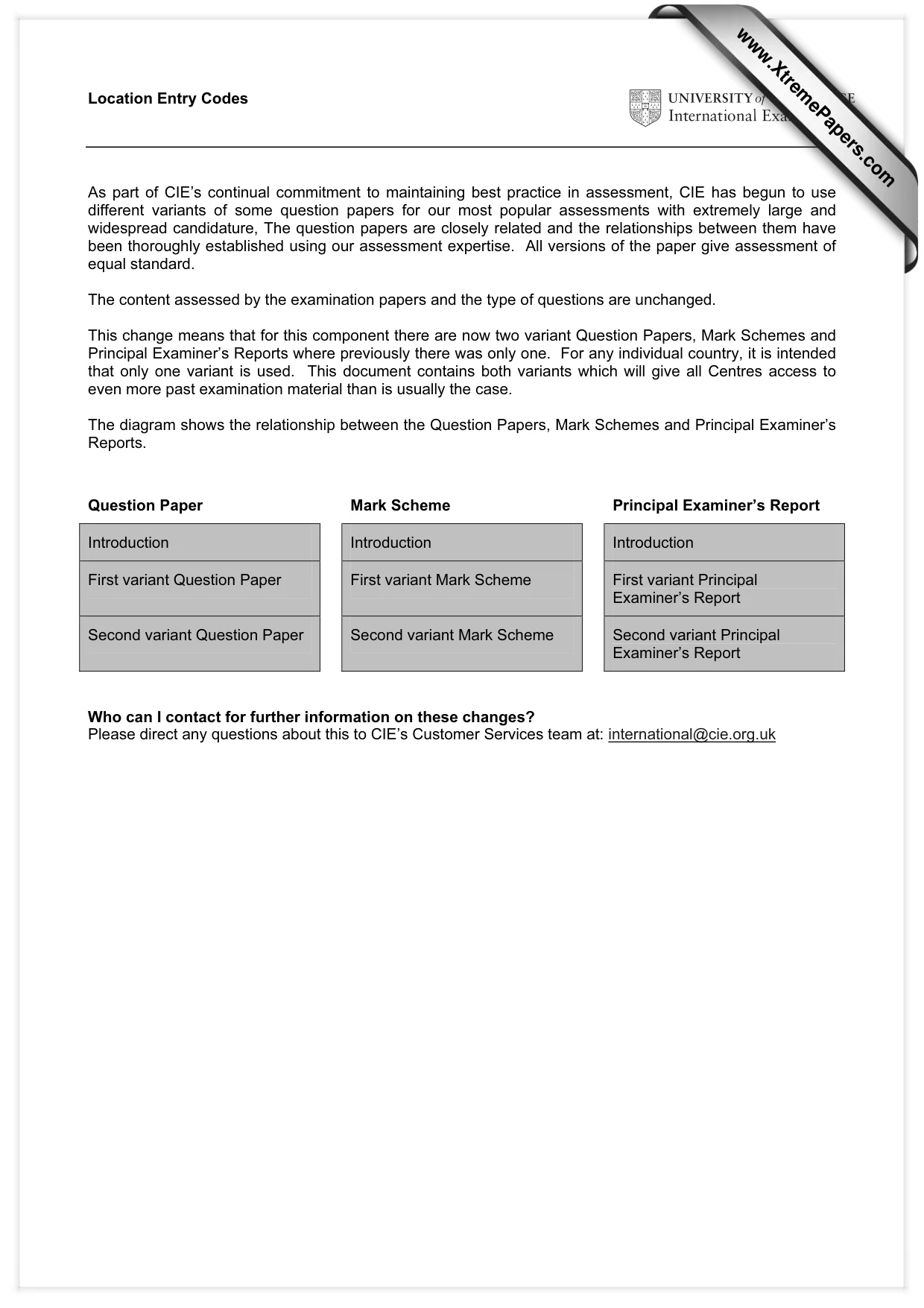 Cambridge IGCSE Mathematics (with coursework) 0581 2007 Oct/Nov Paper 1 · Variant 1 question paper, page 1 of 25