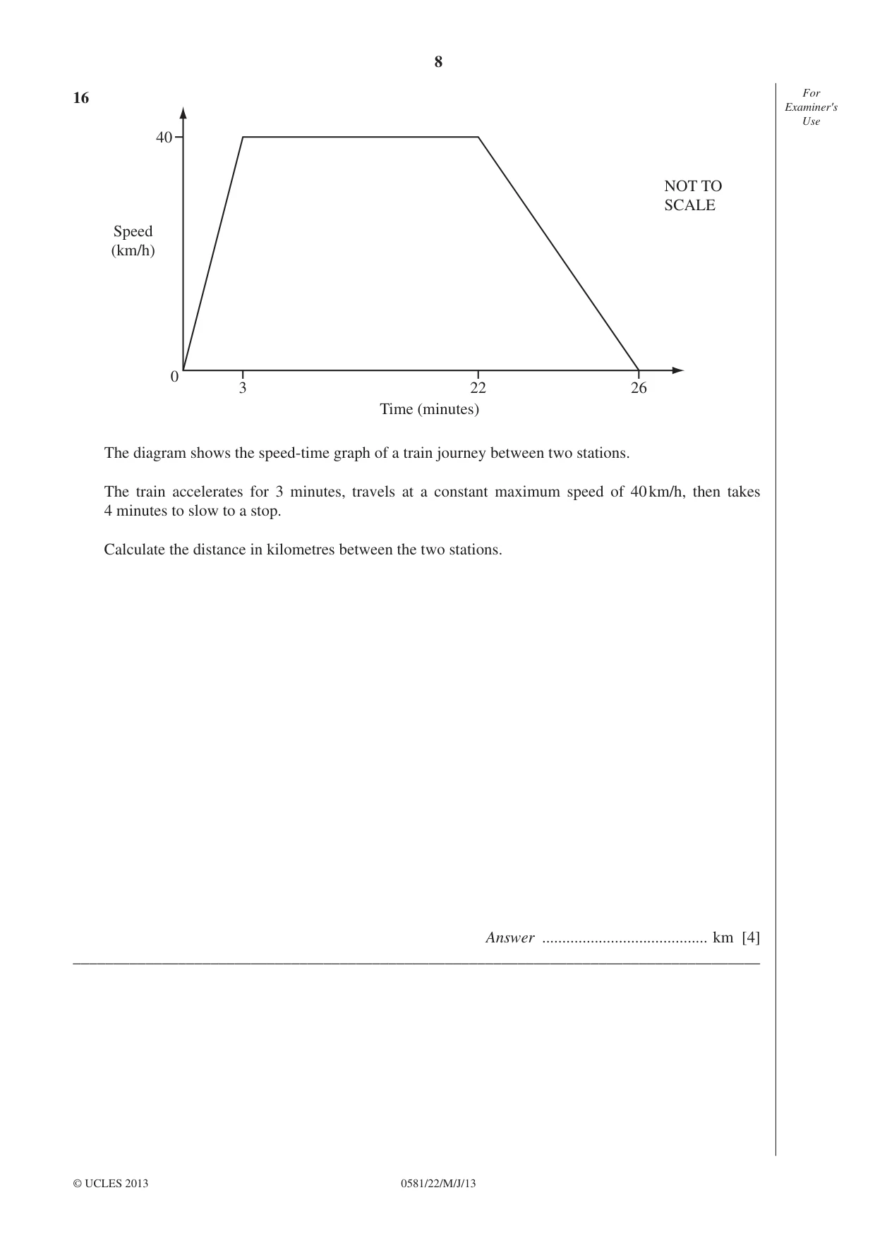 Cambridge IGCSE Mathematics (with coursework) 0581 2013 May/June Paper 2 · Variant 2 question paper, page 8 of 12