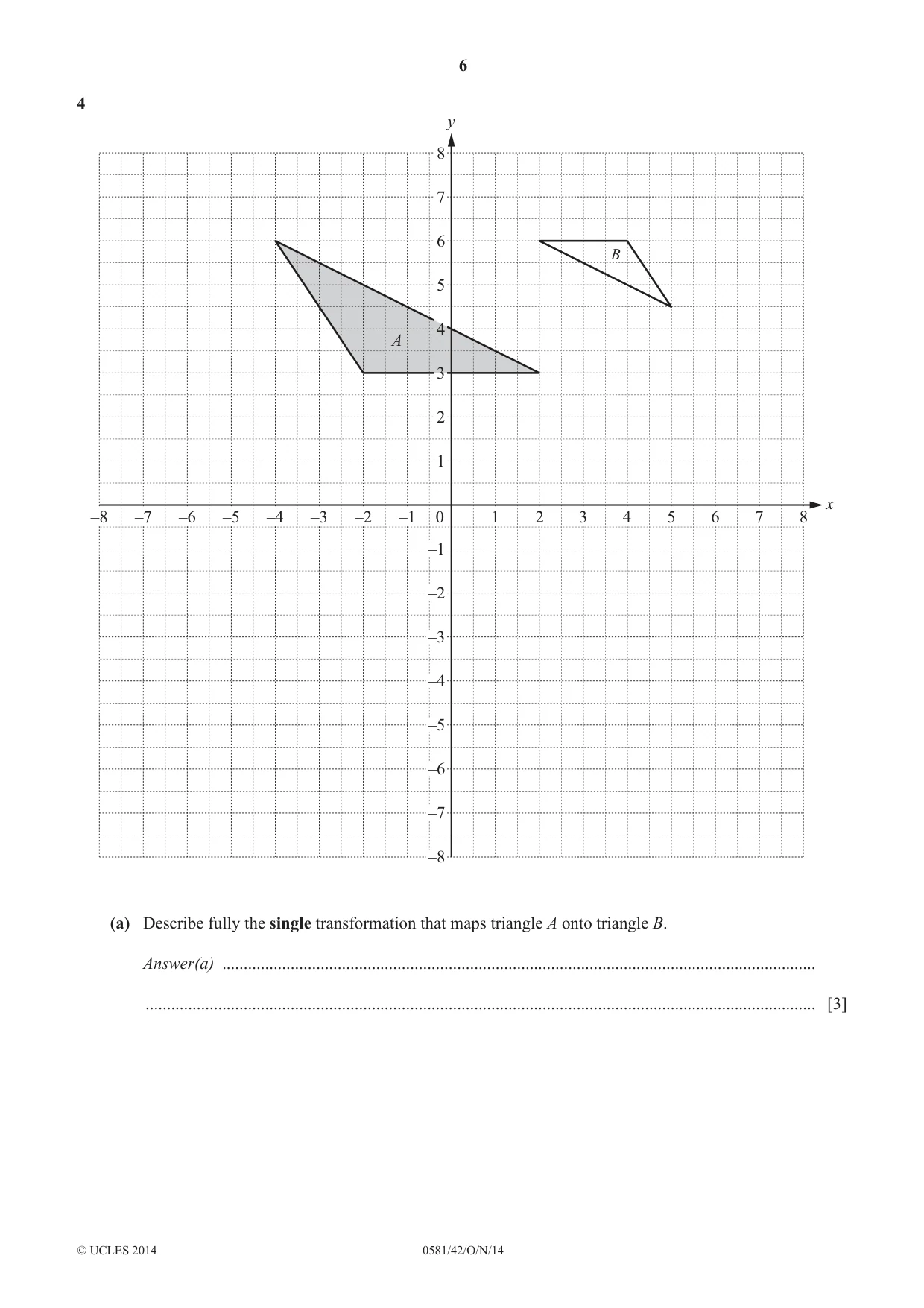 Cambridge IGCSE Mathematics (with coursework) 0581 2014 Oct/Nov Paper 4 · Variant 2 question paper, page 6 of 20
