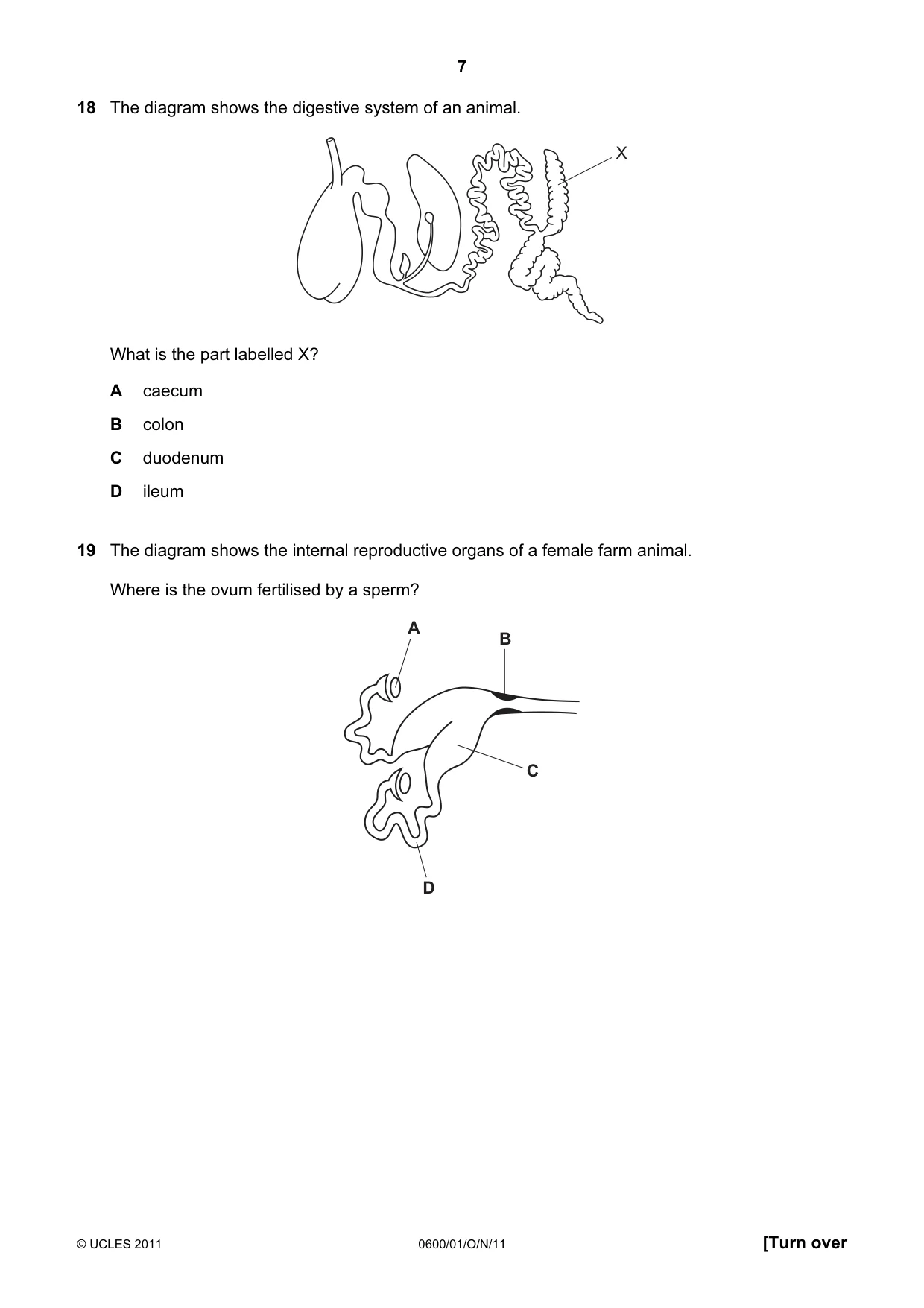 Cambridge IGCSE Agriculture 0600 2011 Oct/Nov Paper 1 · Variant 1 question paper, page 7 of 16