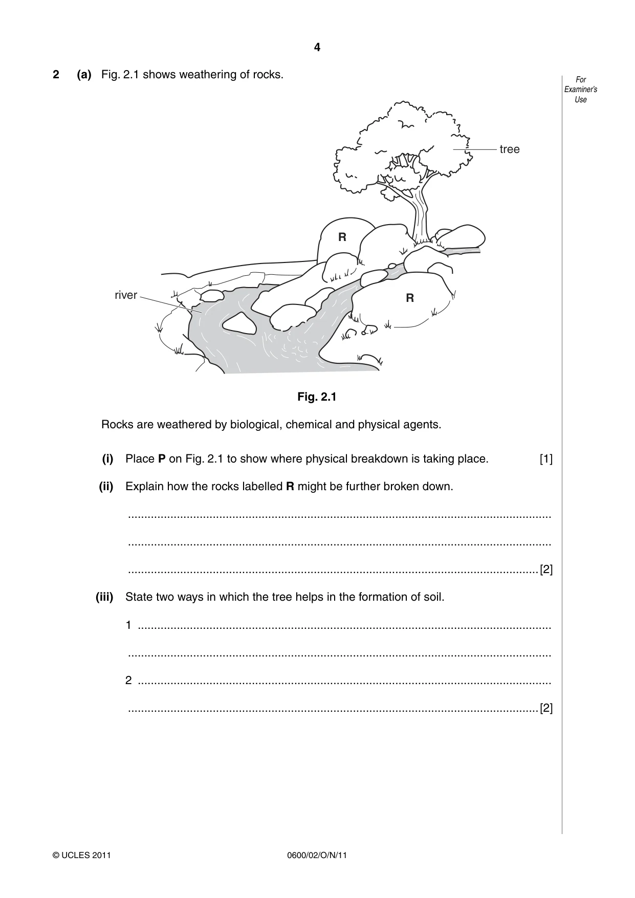 Cambridge IGCSE Agriculture 0600 2011 Oct/Nov Paper 2 · Variant 1 question paper, page 4 of 16