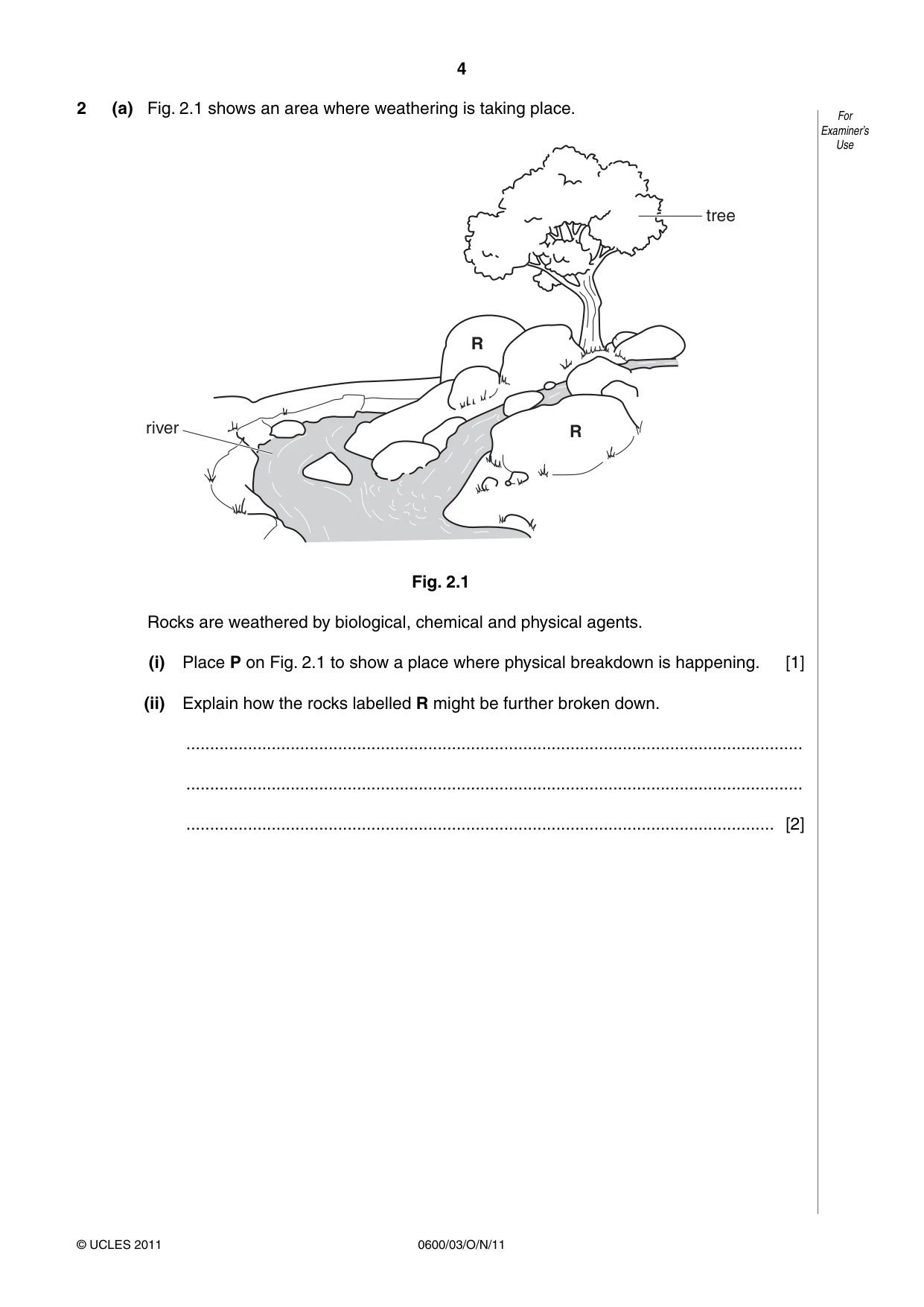 Cambridge IGCSE Agriculture 0600 2011 Oct/Nov Paper 3 · Variant 1 question paper, page 4 of 20