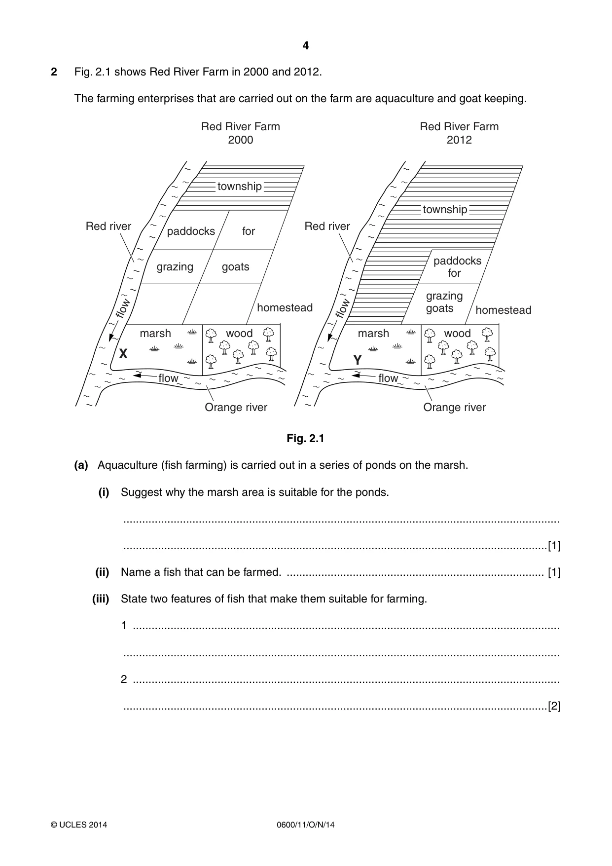 Cambridge IGCSE Agriculture 0600 2014 Oct/Nov Paper 1 · Variant 1 question paper, page 4 of 20
