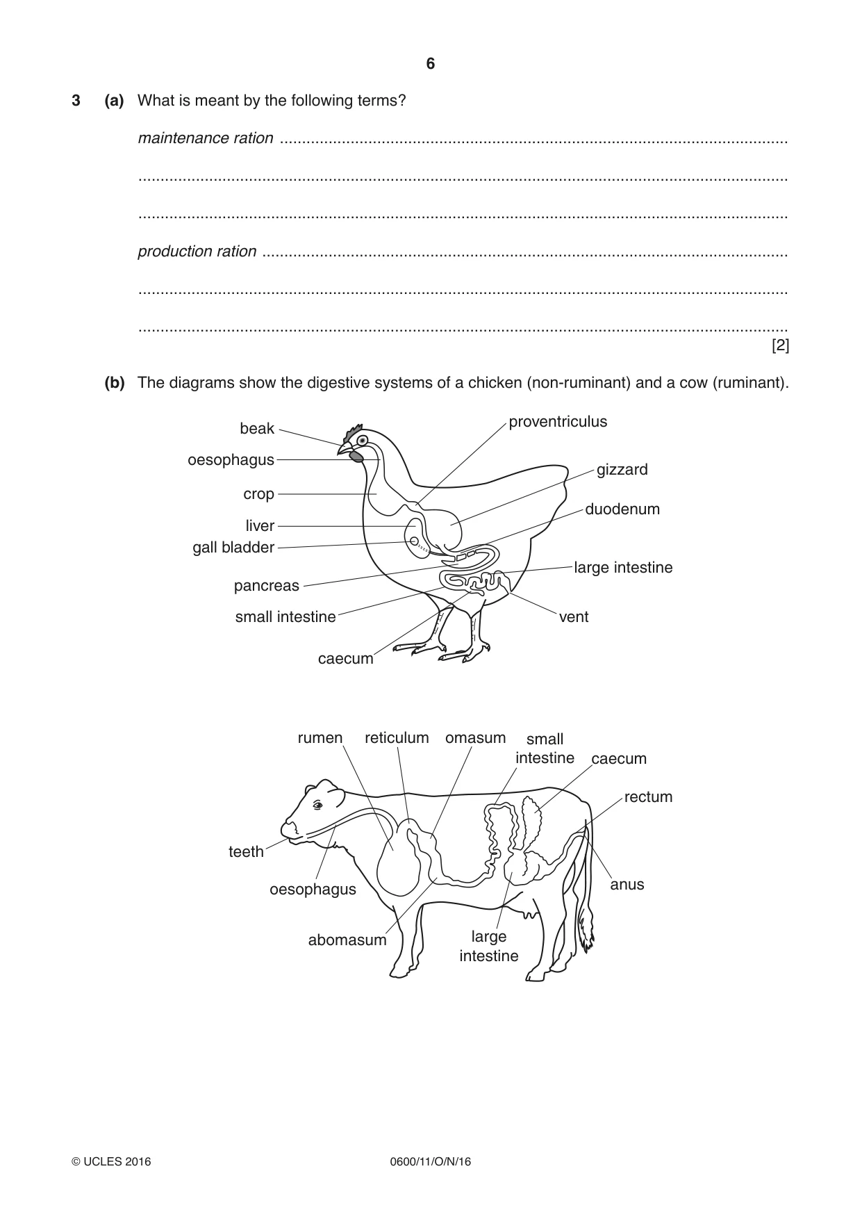 Cambridge IGCSE Agriculture 0600 2016 Oct/Nov Paper 1 · Variant 1 question paper, page 6 of 16