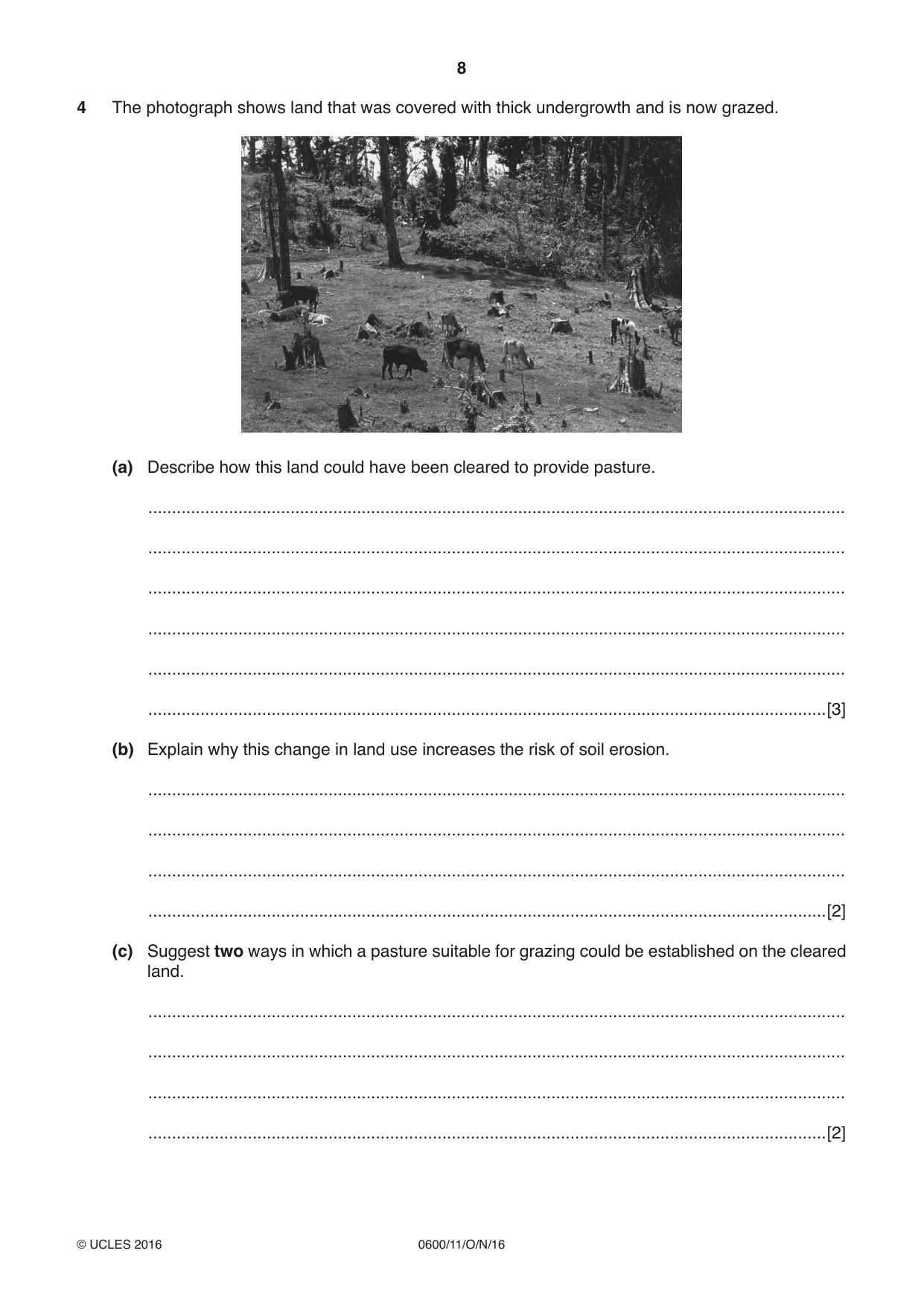 Cambridge IGCSE Agriculture 0600 2016 Oct/Nov Paper 1 · Variant 1 question paper, page 8 of 16