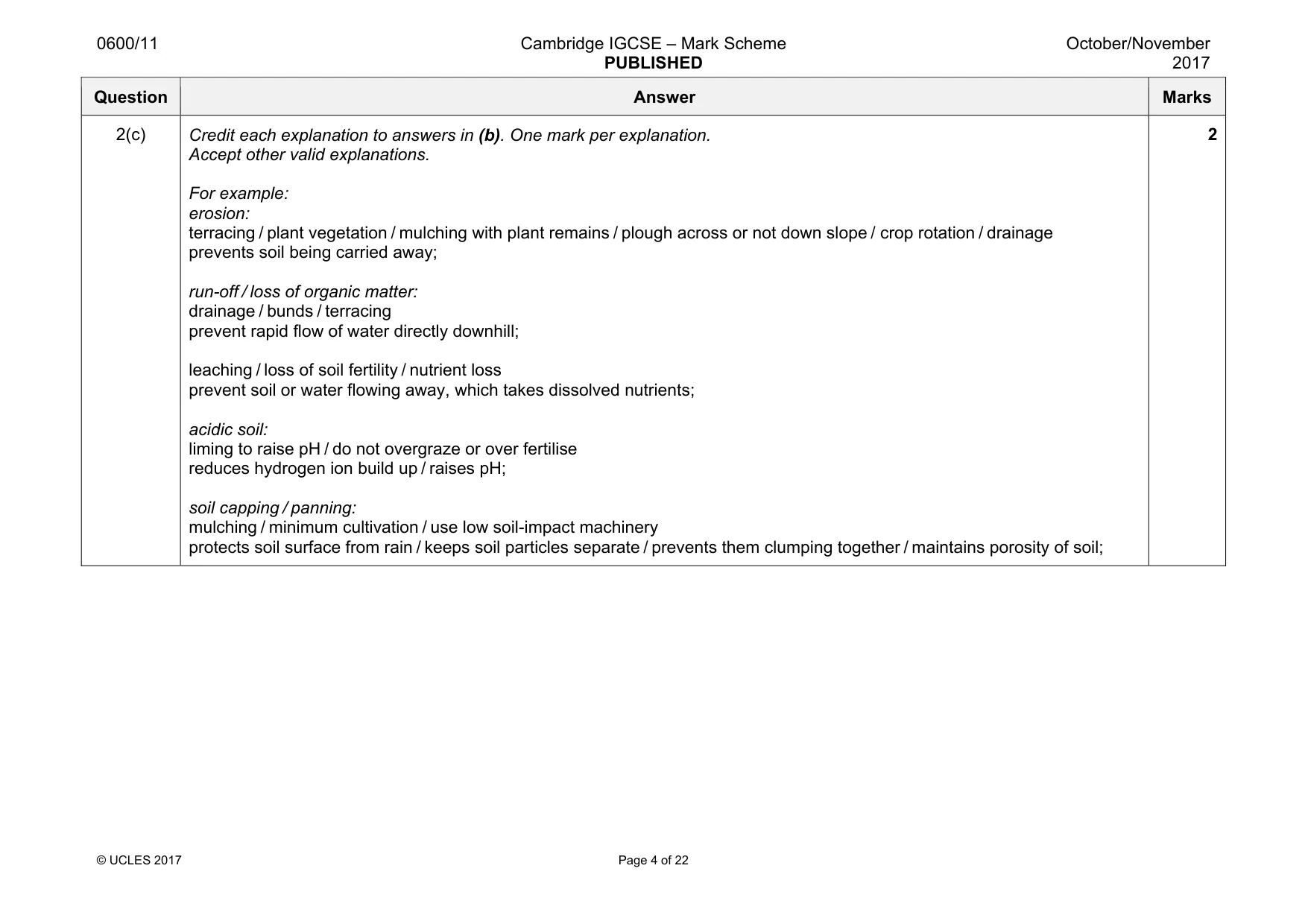 Mark scheme, page 4 of 22