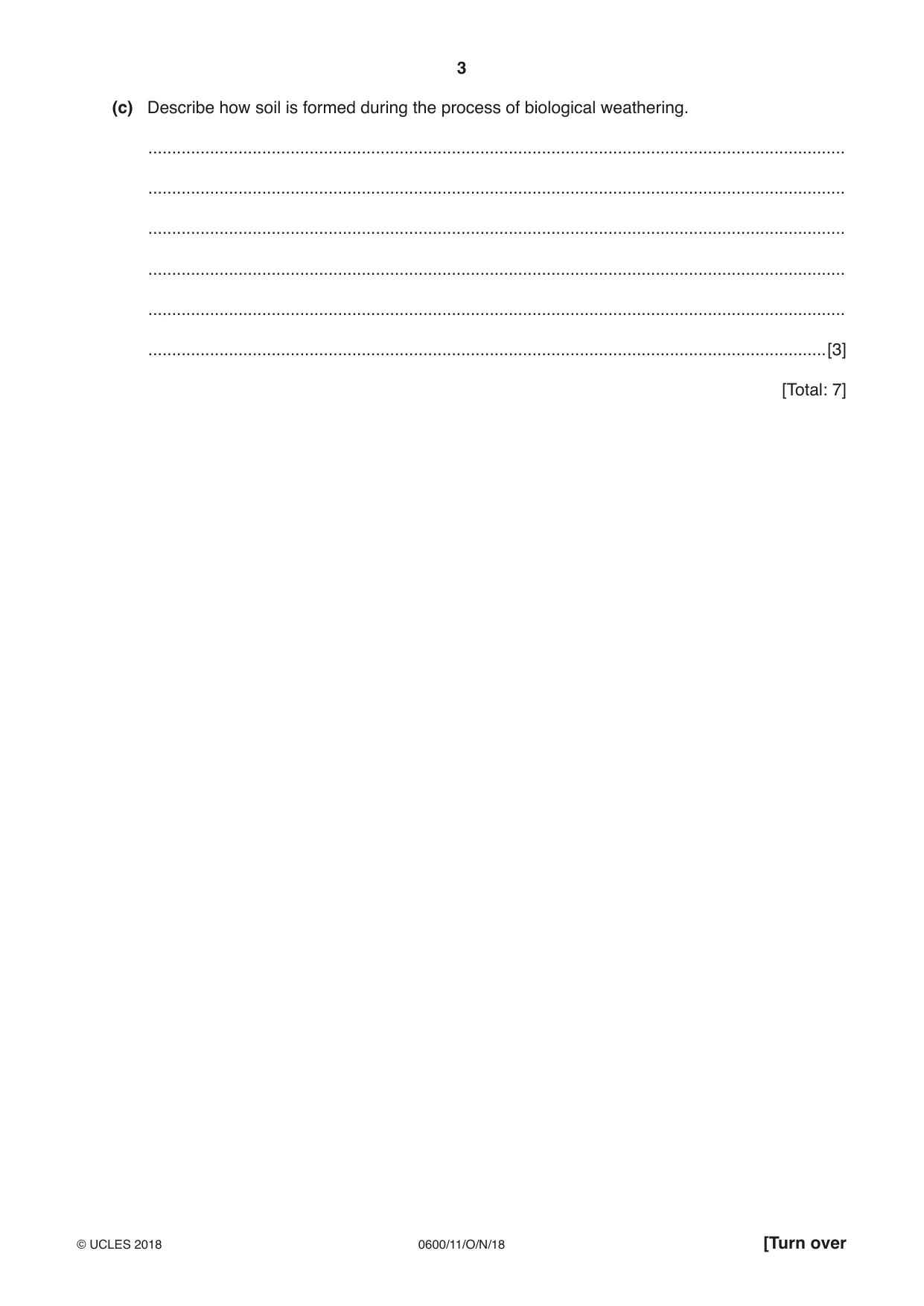 Cambridge IGCSE Agriculture 0600 2018 Oct/Nov Paper 1 · Variant 1 question paper, page 3 of 20
