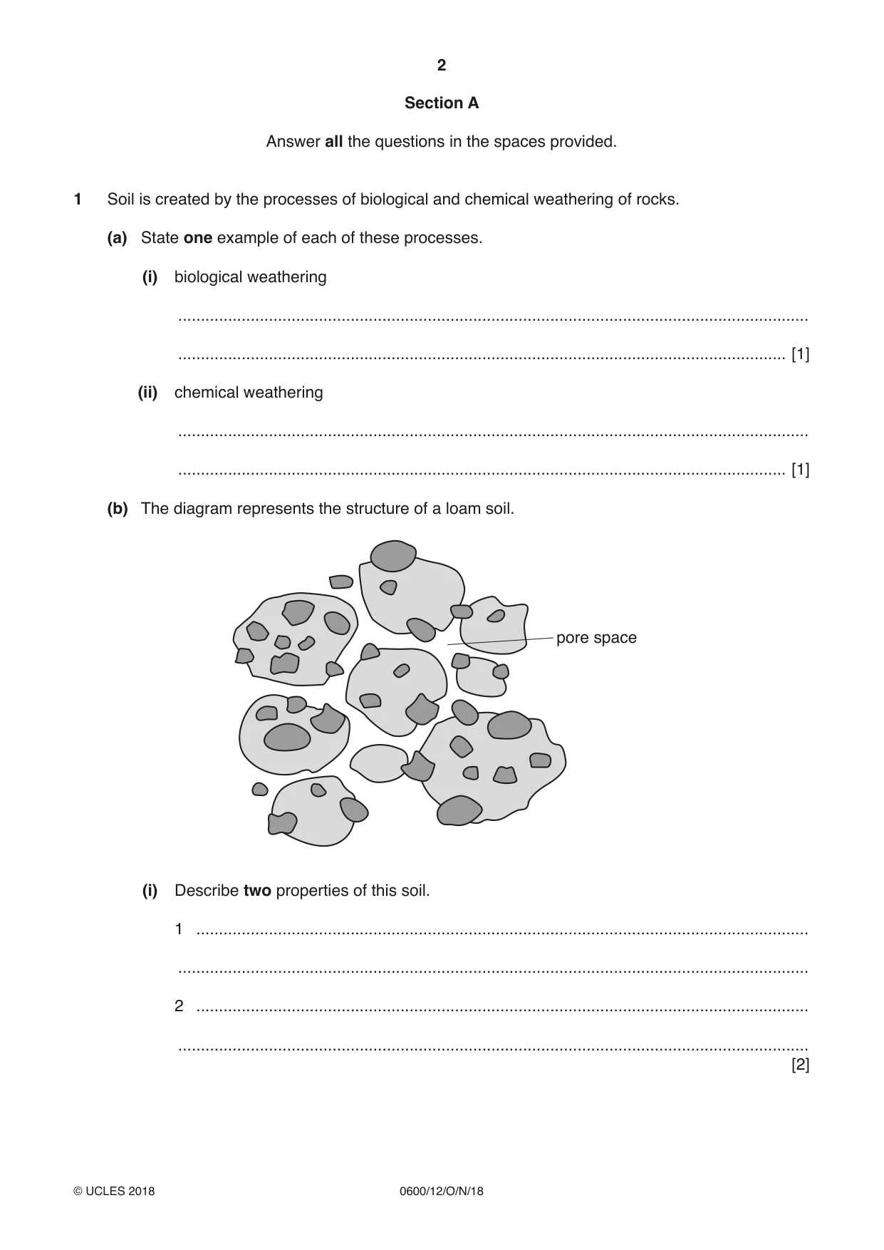 Cambridge IGCSE Agriculture 0600 2018 Oct/Nov Paper 1 · Variant 2 question paper, page 2 of 16