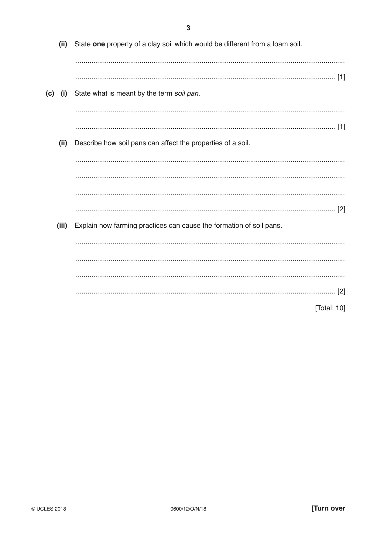 Cambridge IGCSE Agriculture 0600 2018 Oct/Nov Paper 1 · Variant 2 question paper, page 3 of 16