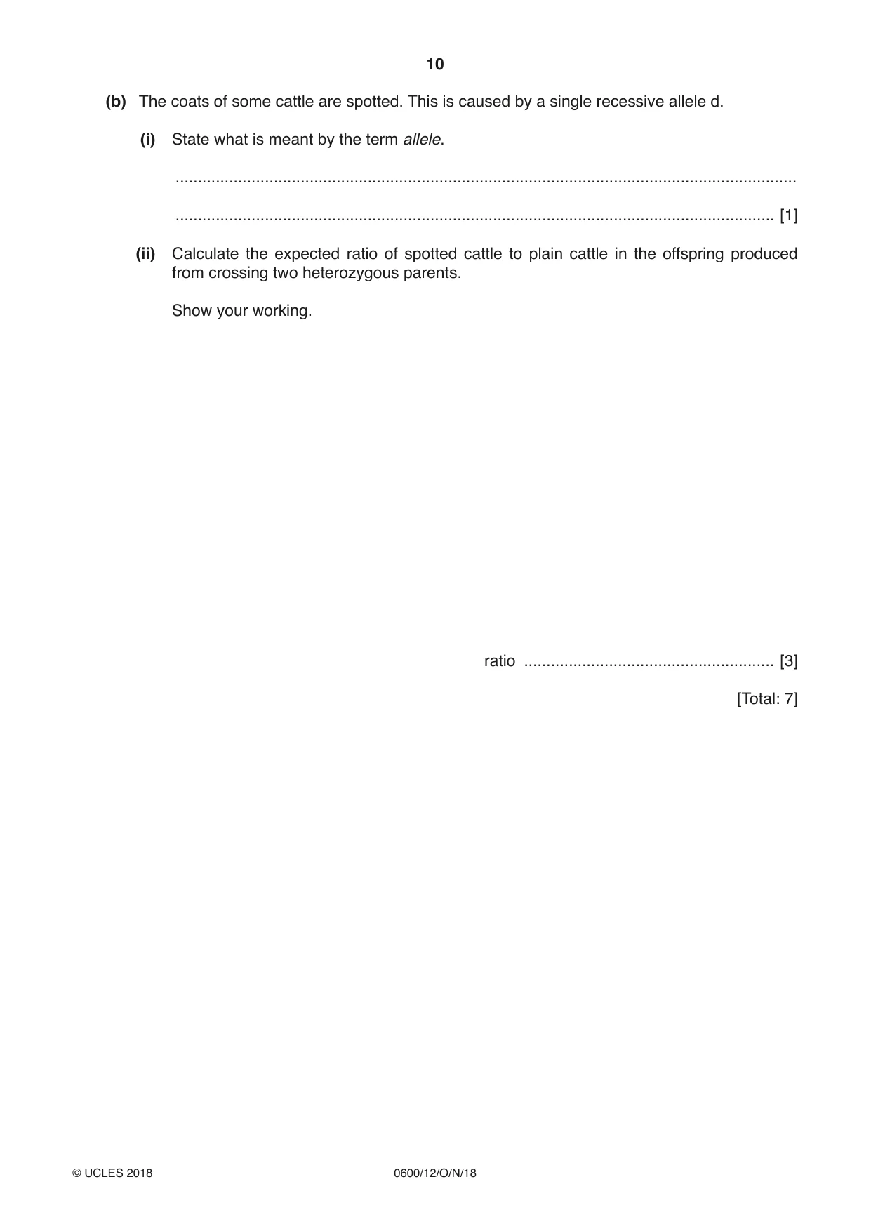 Cambridge IGCSE Agriculture 0600 2018 Oct/Nov Paper 1 · Variant 2 question paper, page 10 of 16