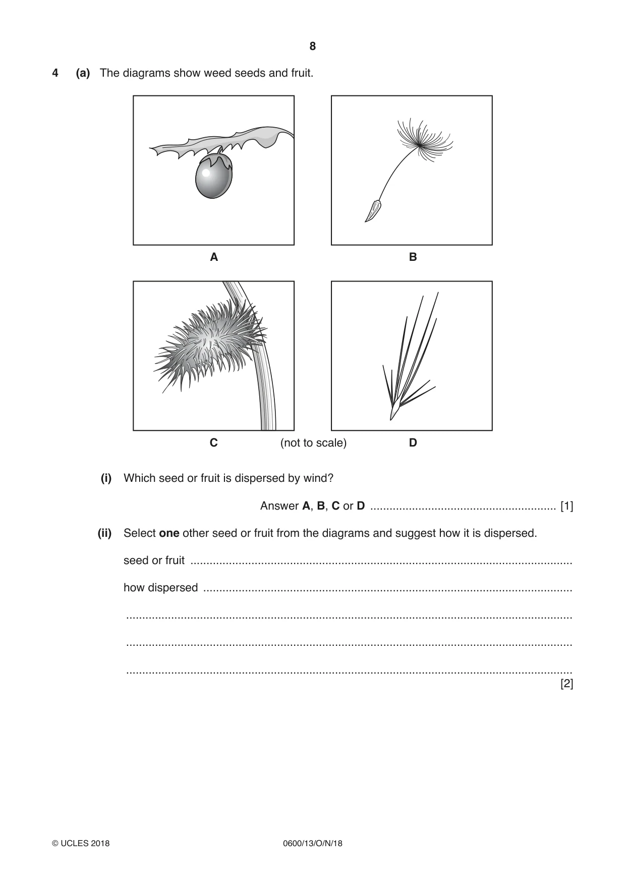 Cambridge IGCSE Agriculture 0600 2018 Oct/Nov Paper 1 · Variant 3 question paper, page 8 of 20
