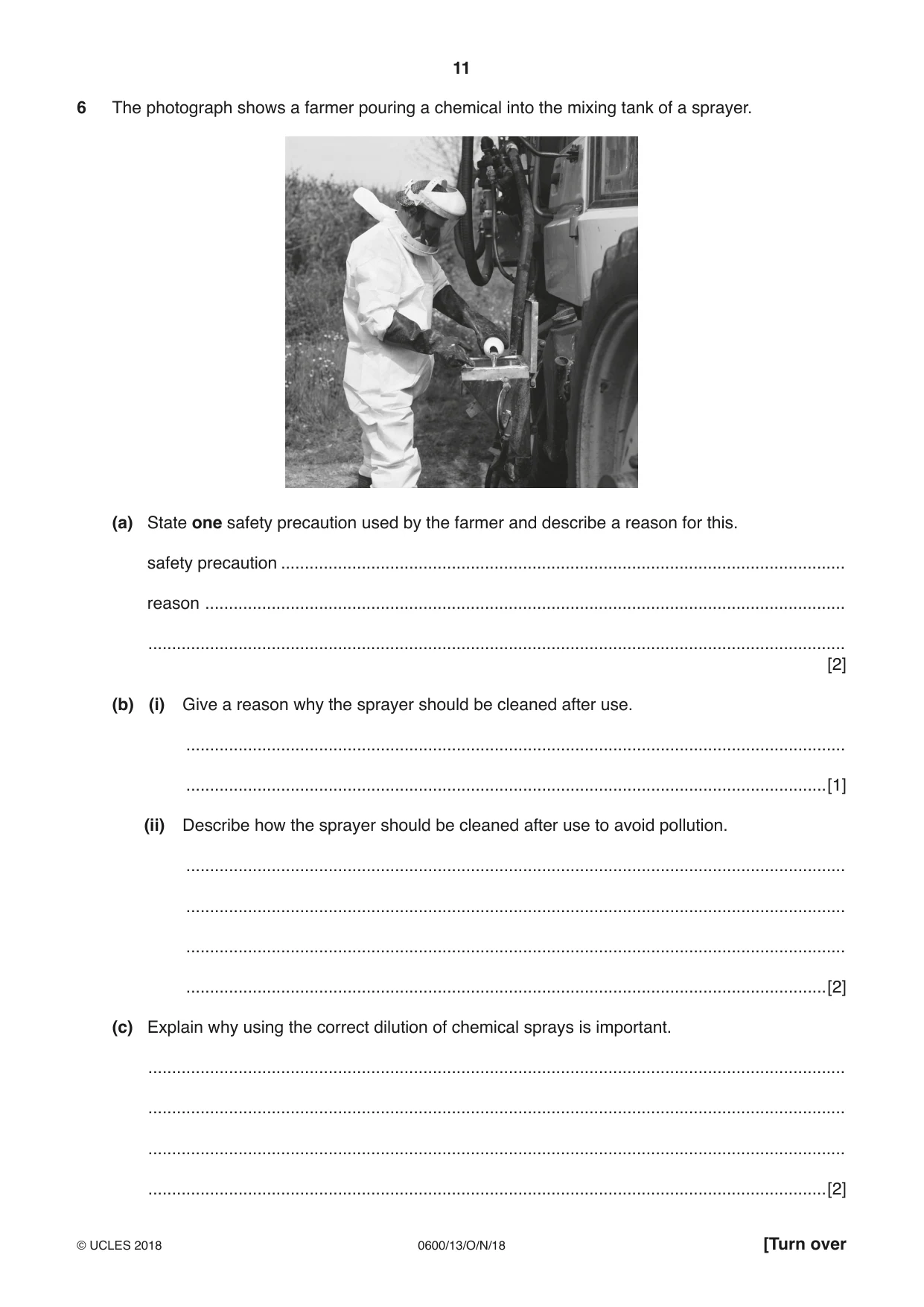Cambridge IGCSE Agriculture 0600 2018 Oct/Nov Paper 1 · Variant 3 question paper, page 11 of 20