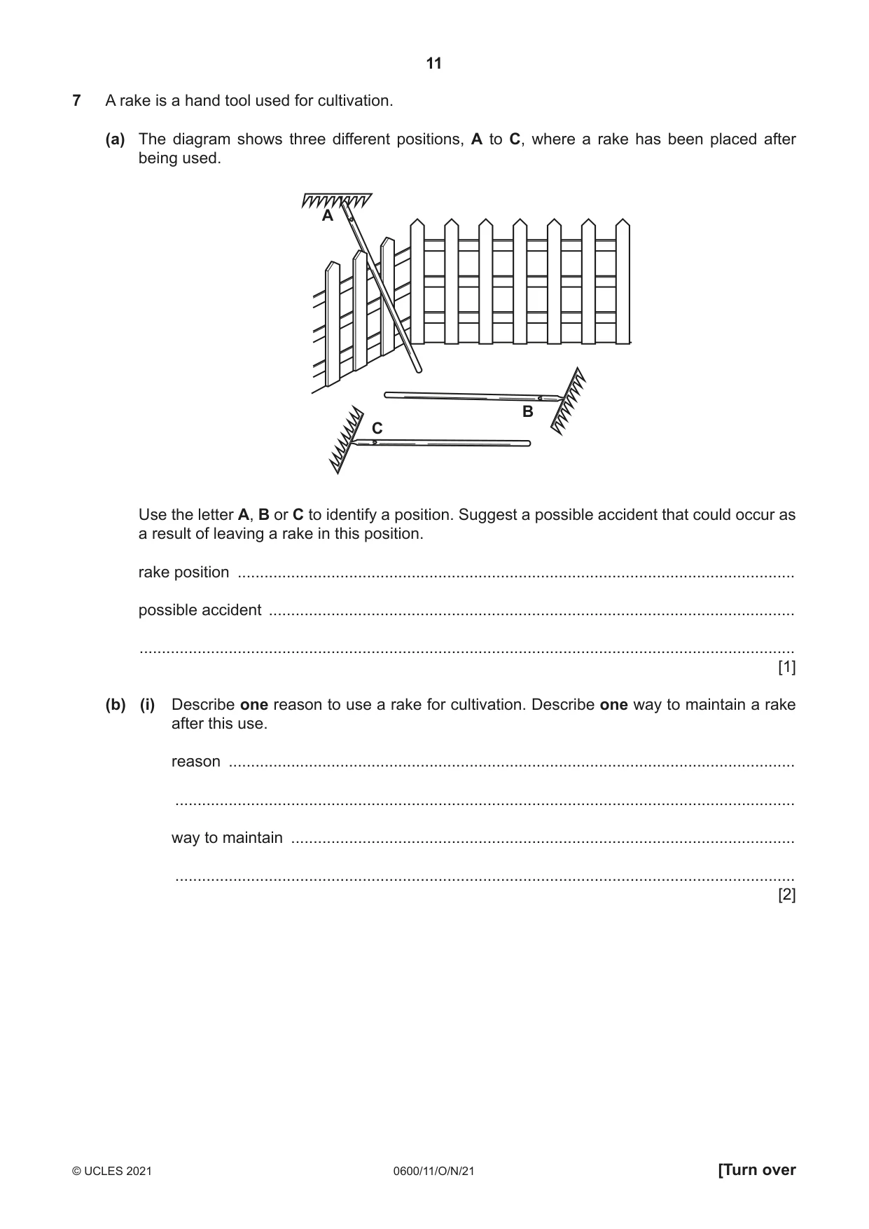 Cambridge IGCSE Agriculture 0600 2021 Oct/Nov Paper 1 · Variant 1 question paper, page 11 of 24