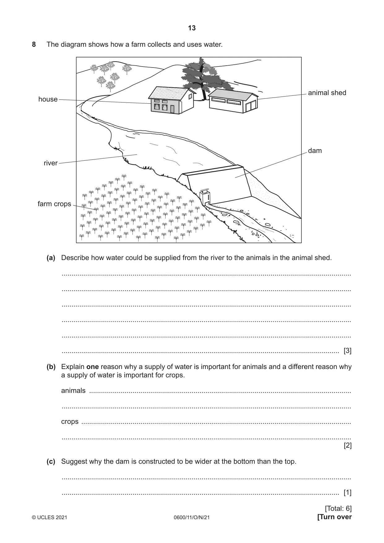 Cambridge IGCSE Agriculture 0600 2021 Oct/Nov Paper 1 · Variant 1 question paper, page 13 of 24