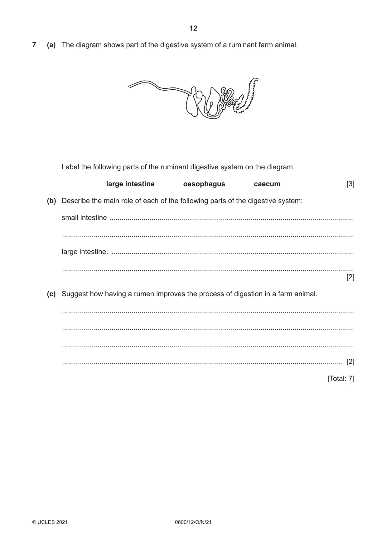 Cambridge IGCSE Agriculture 0600 2021 Oct/Nov Paper 1 · Variant 2 question paper, page 12 of 24