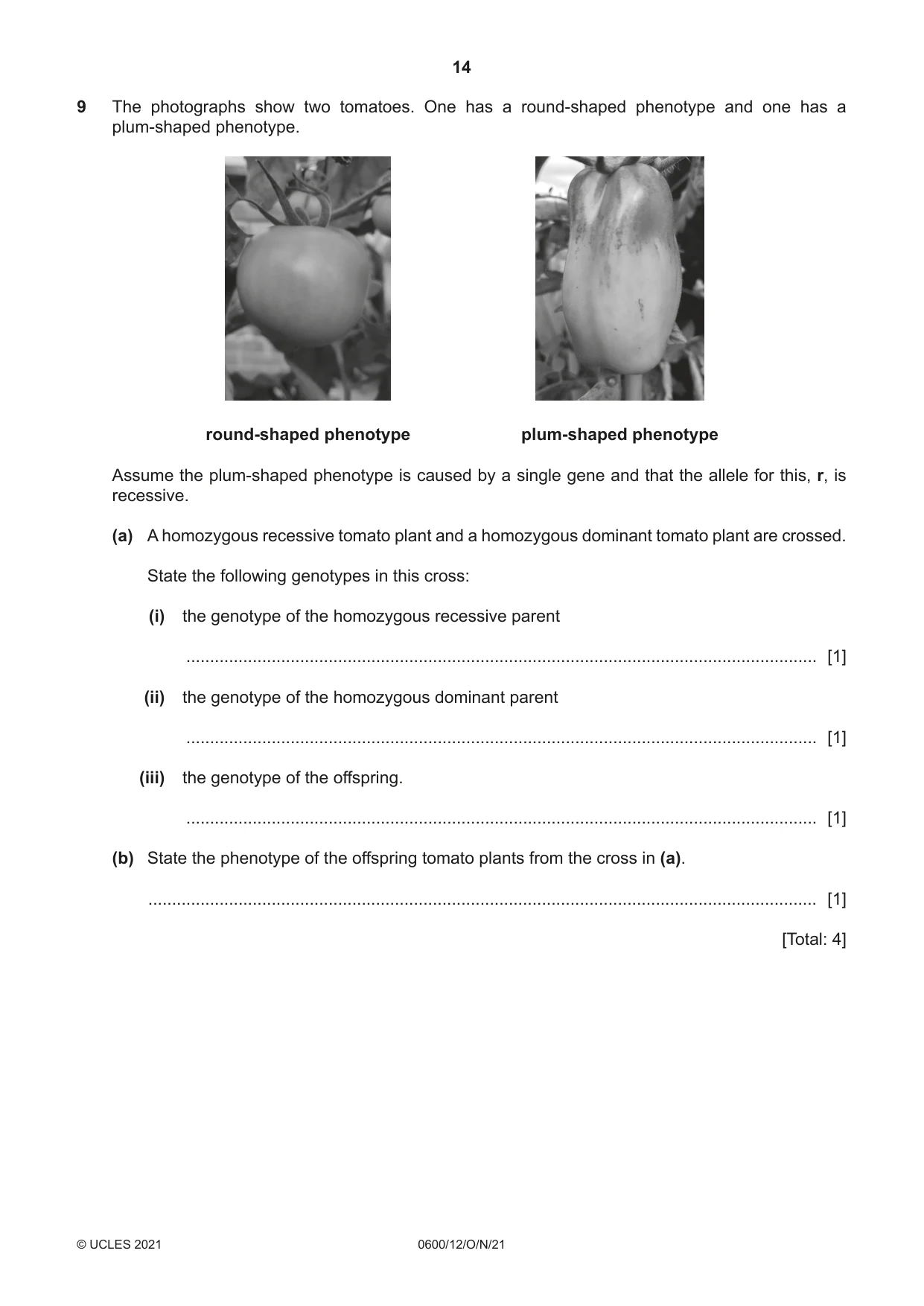 Cambridge IGCSE Agriculture 0600 2021 Oct/Nov Paper 1 · Variant 2 question paper, page 14 of 24