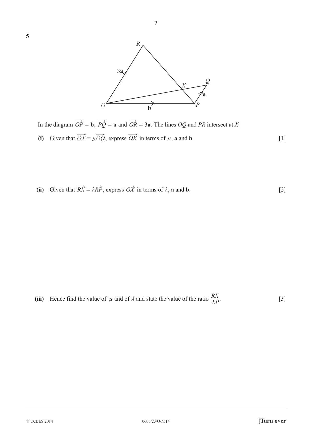 Cambridge IGCSE Mathematics - Additional 0606 2014 Oct/Nov Paper 2 · Variant 3 question paper, page 7 of 16