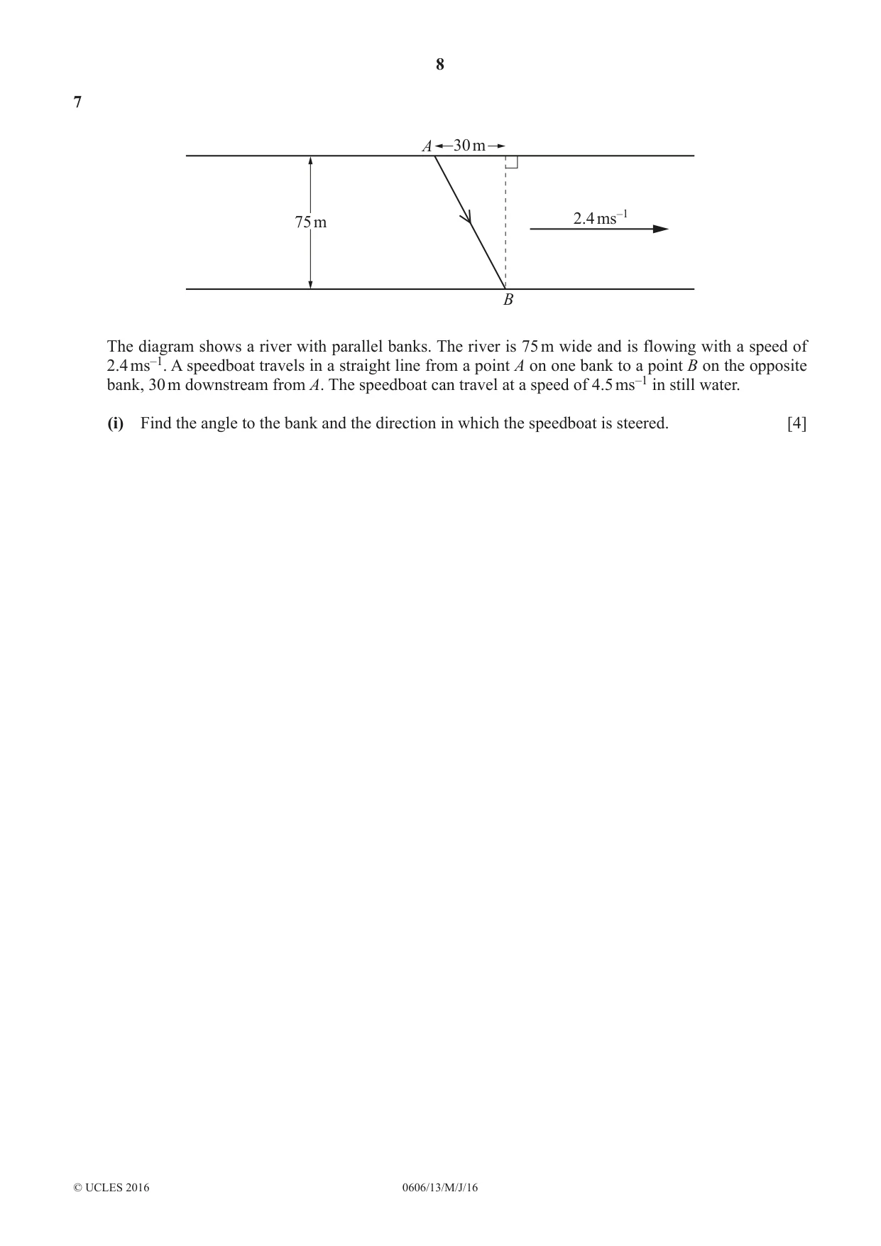 Cambridge IGCSE Mathematics - Additional 0606 2016 May/June Paper 1 · Variant 3 question paper, page 8 of 16