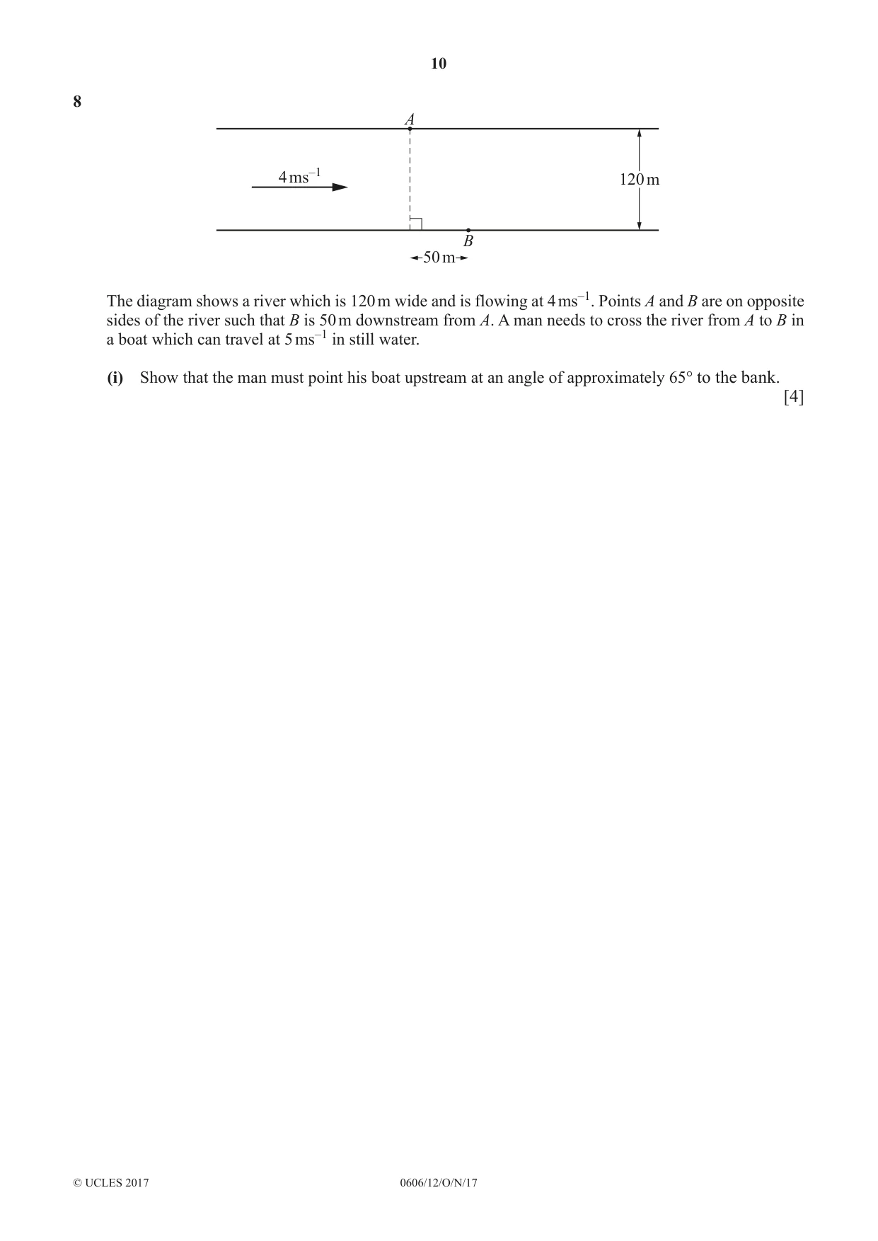 Cambridge IGCSE Mathematics - Additional 0606 2017 Oct/Nov Paper 1 · Variant 2 question paper, page 10 of 16