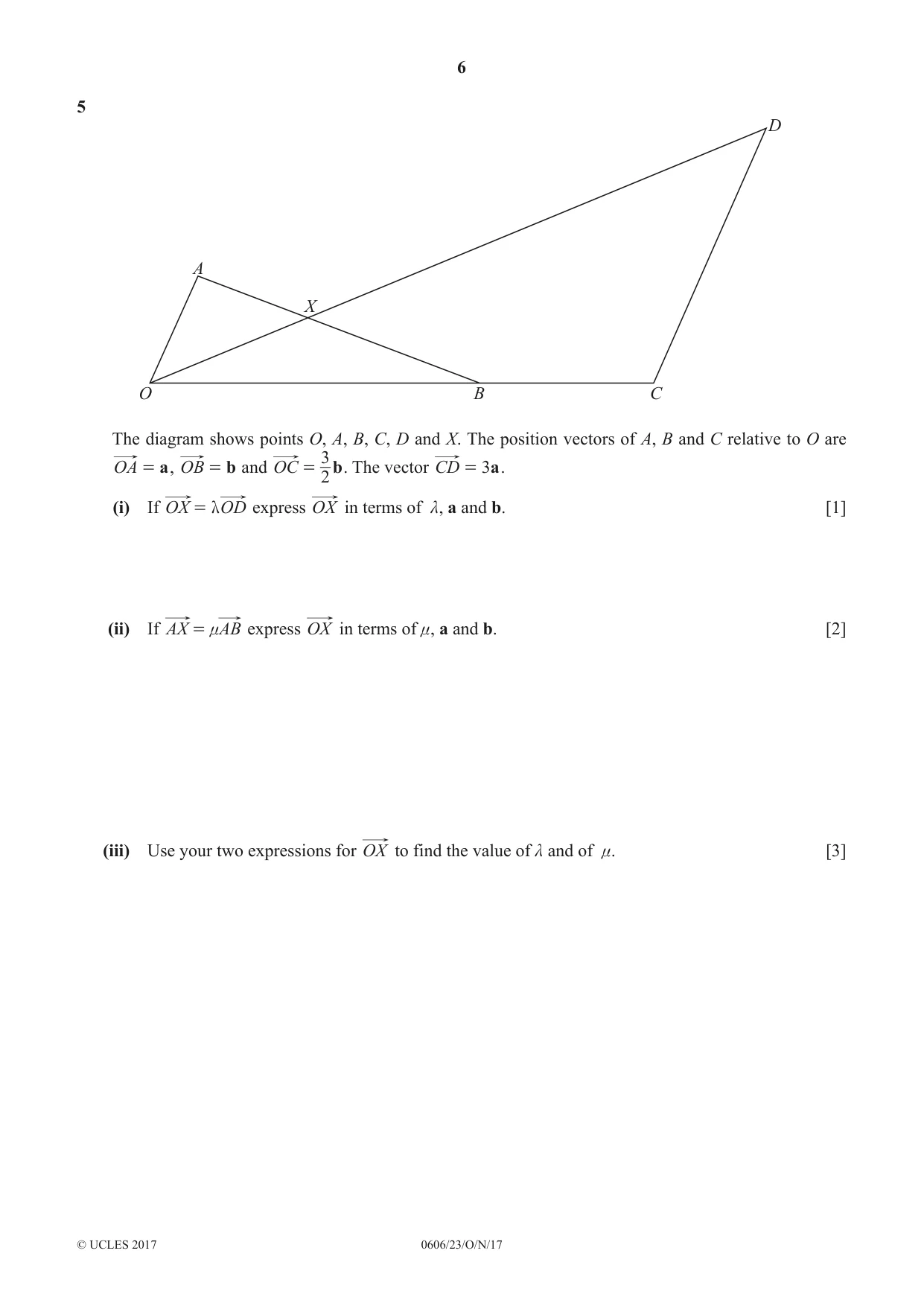 Cambridge IGCSE Mathematics - Additional 0606 2017 Oct/Nov Paper 2 · Variant 3 question paper, page 6 of 16