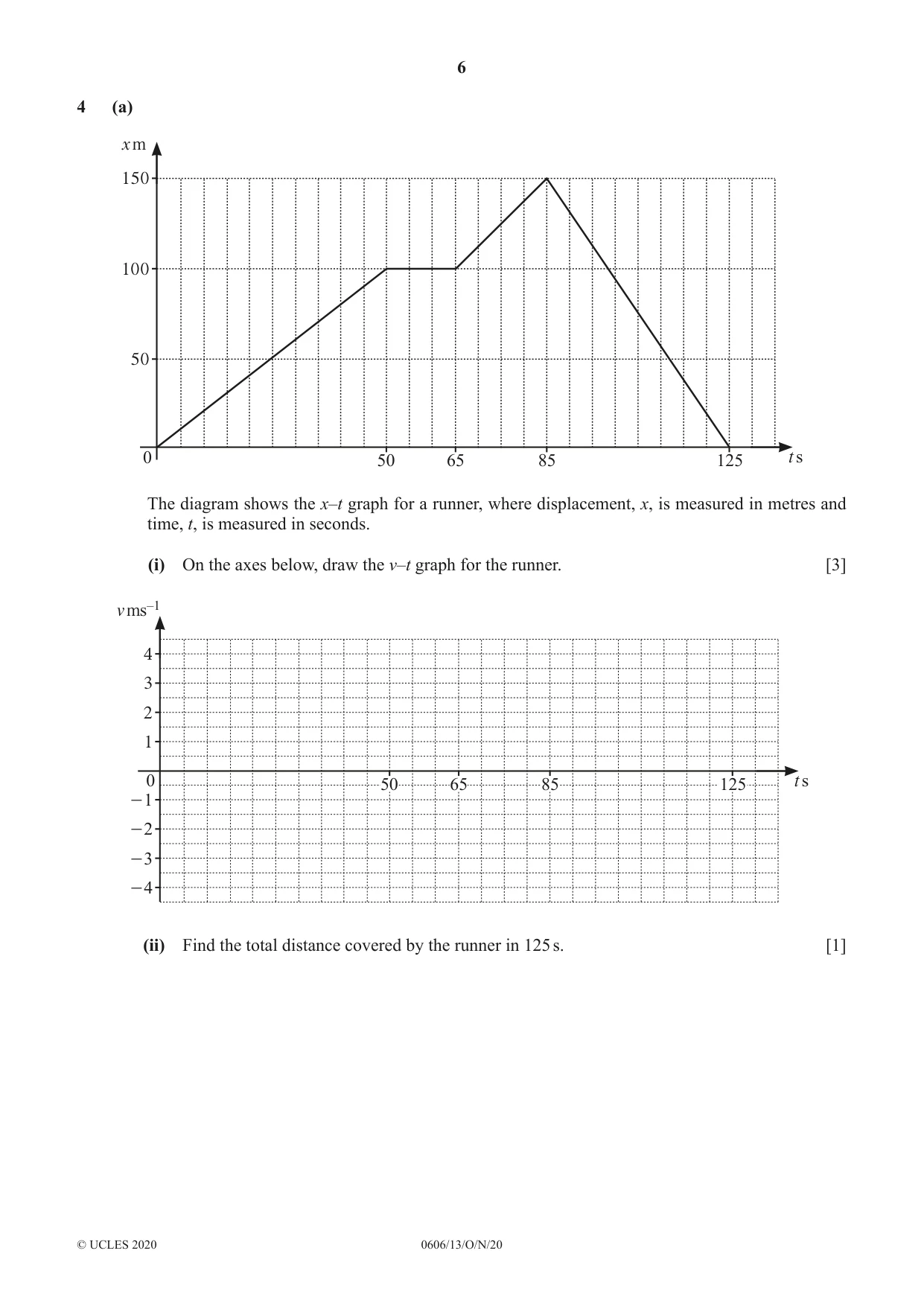Cambridge IGCSE Mathematics - Additional 0606 2020 Oct/Nov Paper 1 · Variant 3 question paper, page 6 of 16