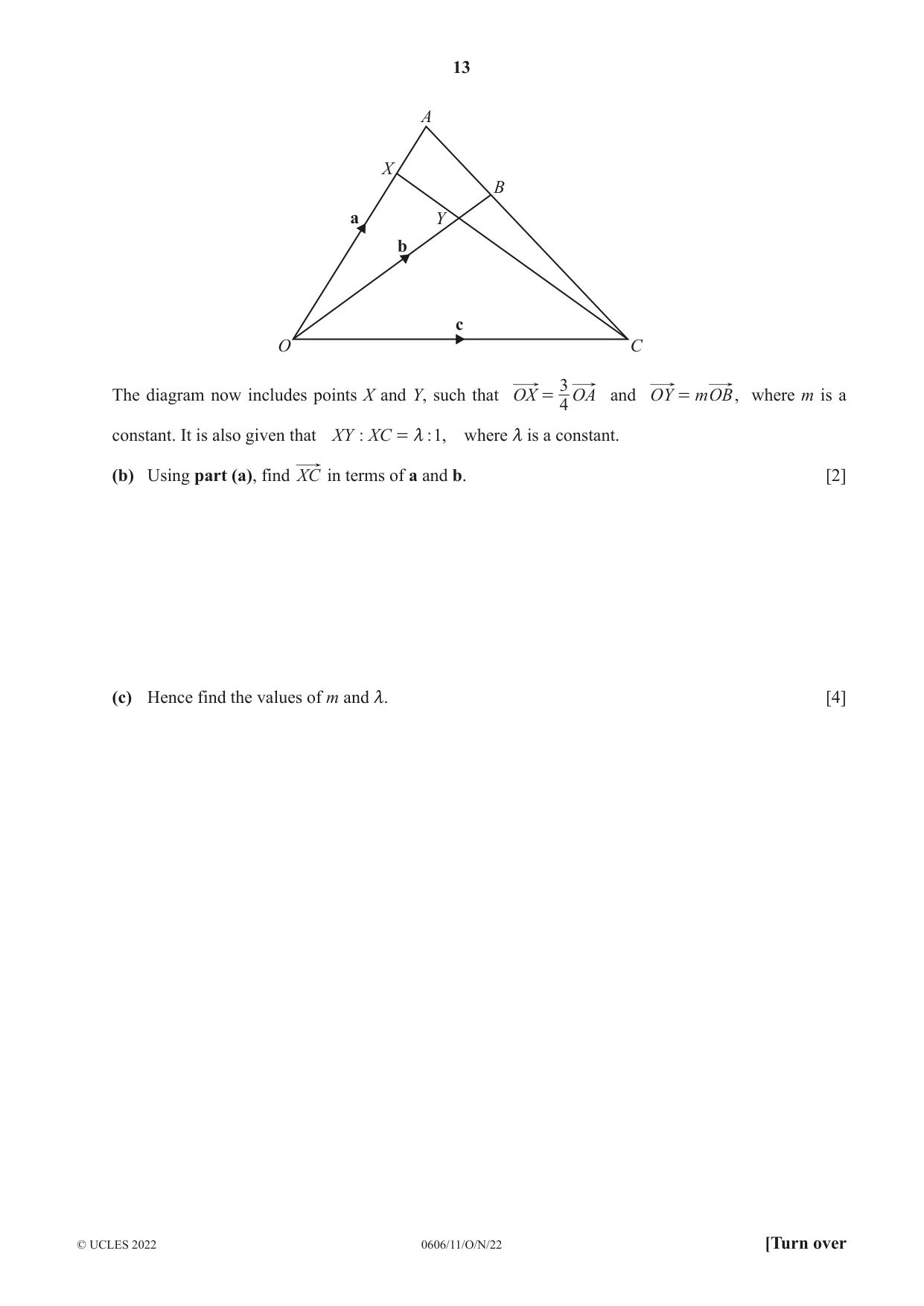 Cambridge IGCSE Mathematics - Additional 0606 2022 Oct/Nov Paper 1 · Variant 1 question paper, page 13 of 16