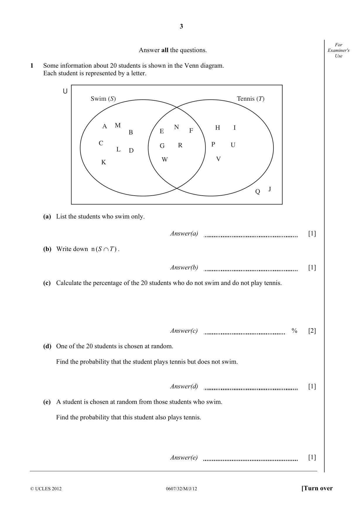 Cambridge IGCSE Mathematics - International 0607 2012 May/June Paper 3 · Variant 2 question paper, page 3 of 20