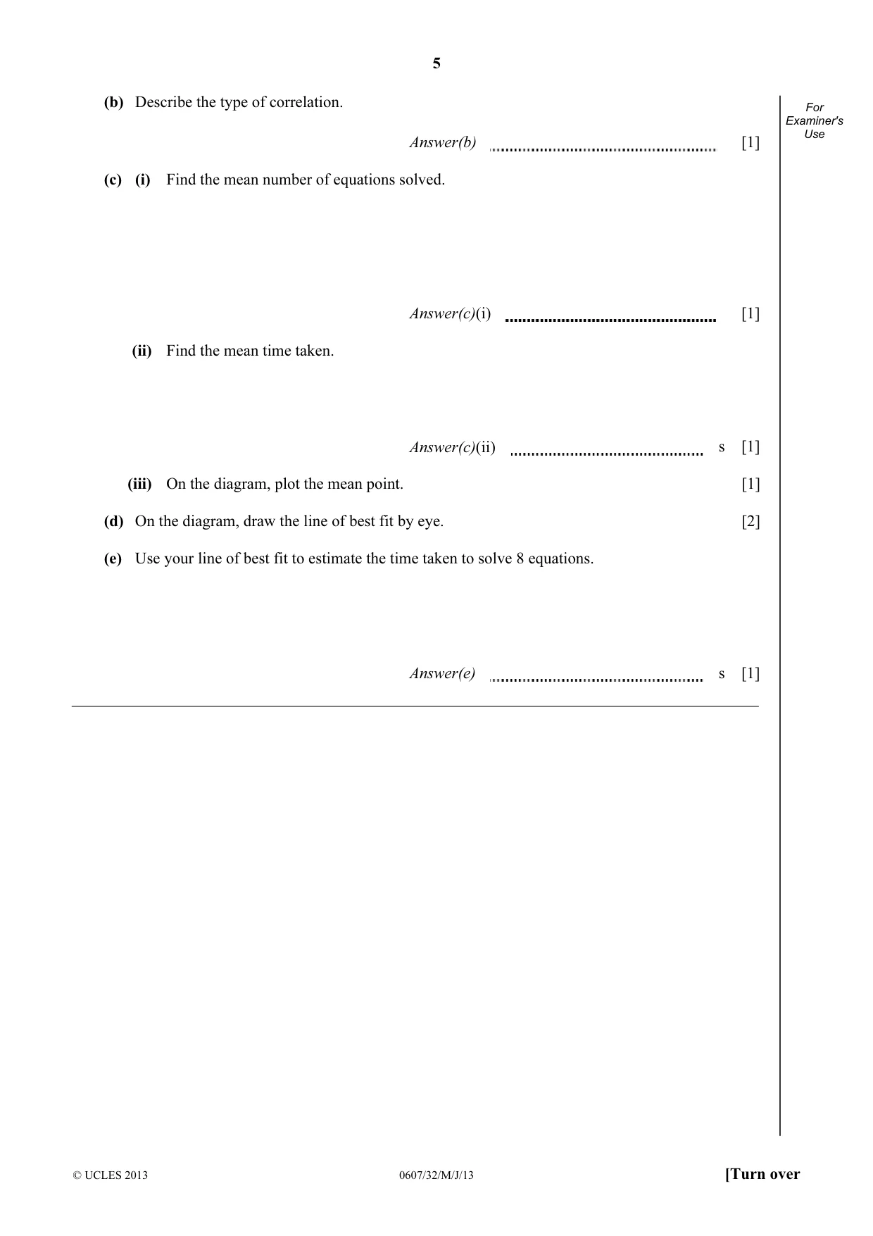 Cambridge IGCSE Mathematics - International 0607 2013 May/June Paper 3 · Variant 2 question paper, page 5 of 16