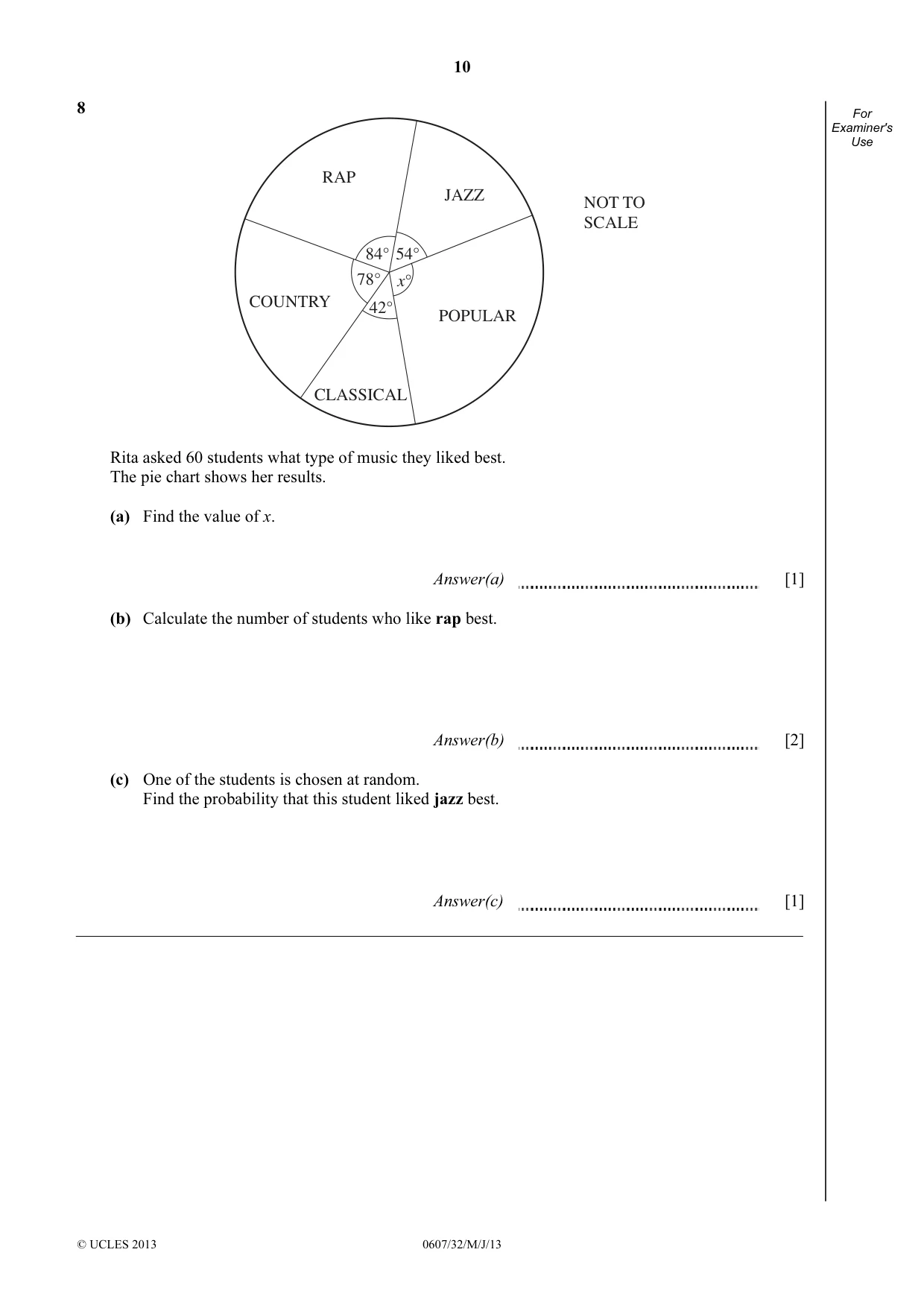 Cambridge IGCSE Mathematics - International 0607 2013 May/June Paper 3 · Variant 2 question paper, page 10 of 16