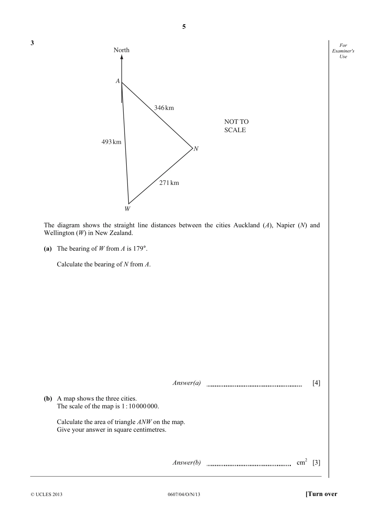Cambridge IGCSE Mathematics - International 0607 2013 Oct/Nov Paper 4 · Variant 1 question paper, page 5 of 20