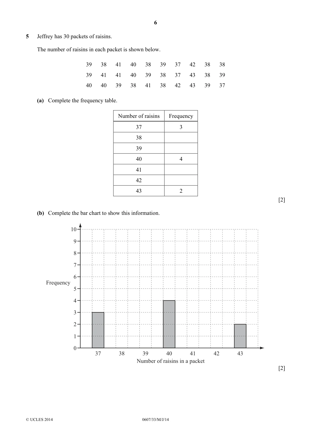 Cambridge IGCSE Mathematics - International 0607 2014 May/June Paper 3 · Variant 3 question paper, page 6 of 16