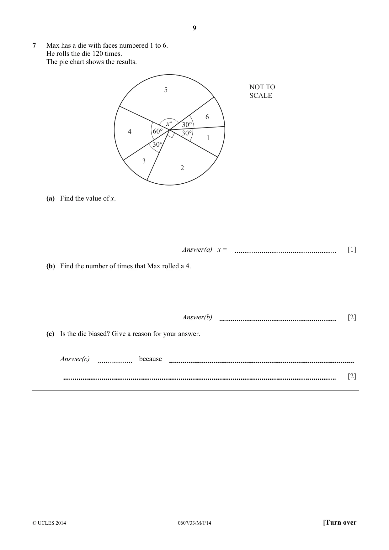Cambridge IGCSE Mathematics - International 0607 2014 May/June Paper 3 · Variant 3 question paper, page 9 of 16