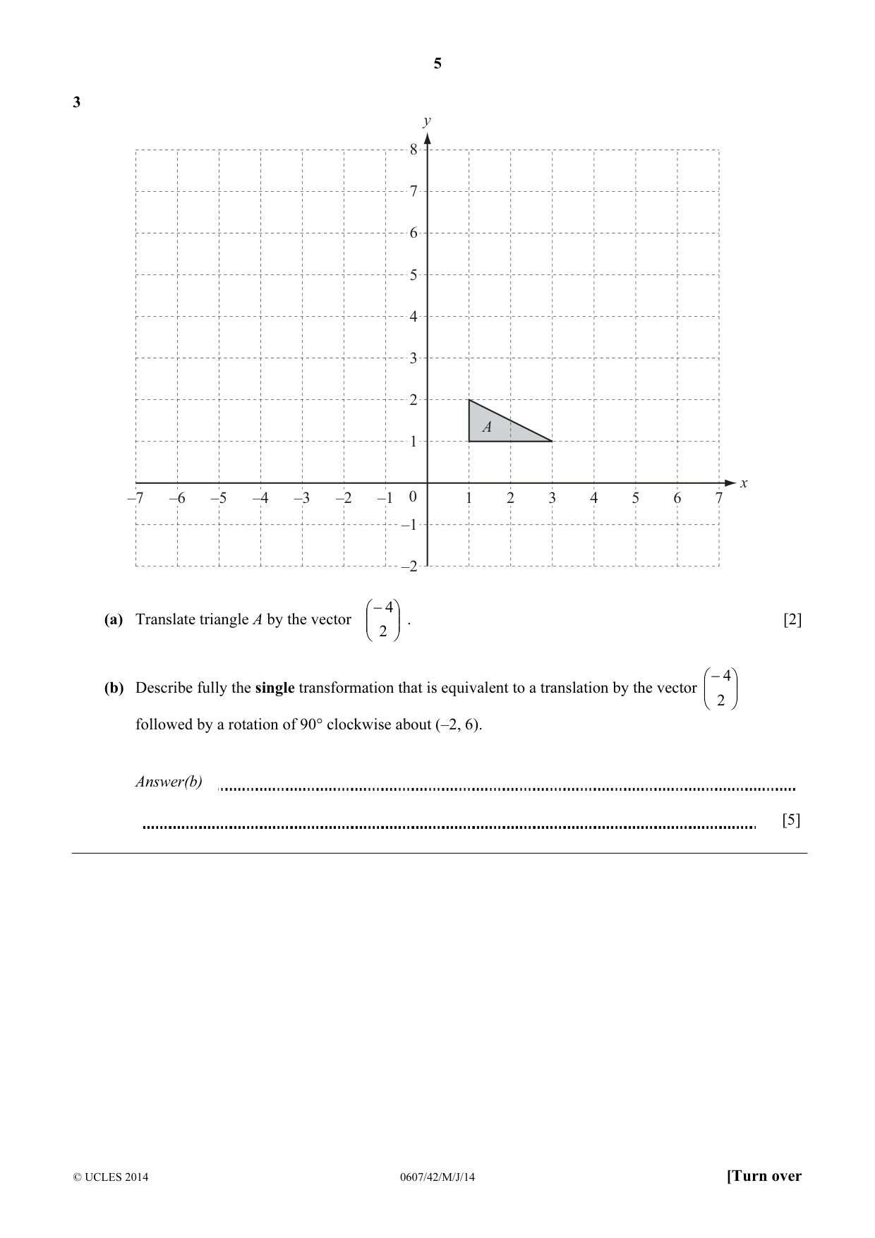 Cambridge IGCSE Mathematics - International 0607 2014 May/June Paper 4 · Variant 2 question paper, page 5 of 20