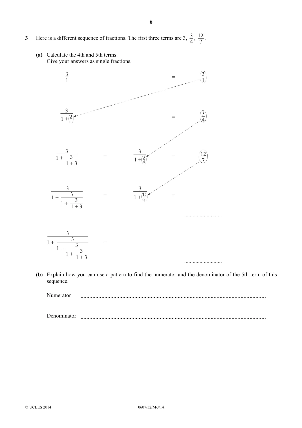Cambridge IGCSE Mathematics - International 0607 2014 May/June Paper 5 · Variant 2 question paper, page 6 of 8