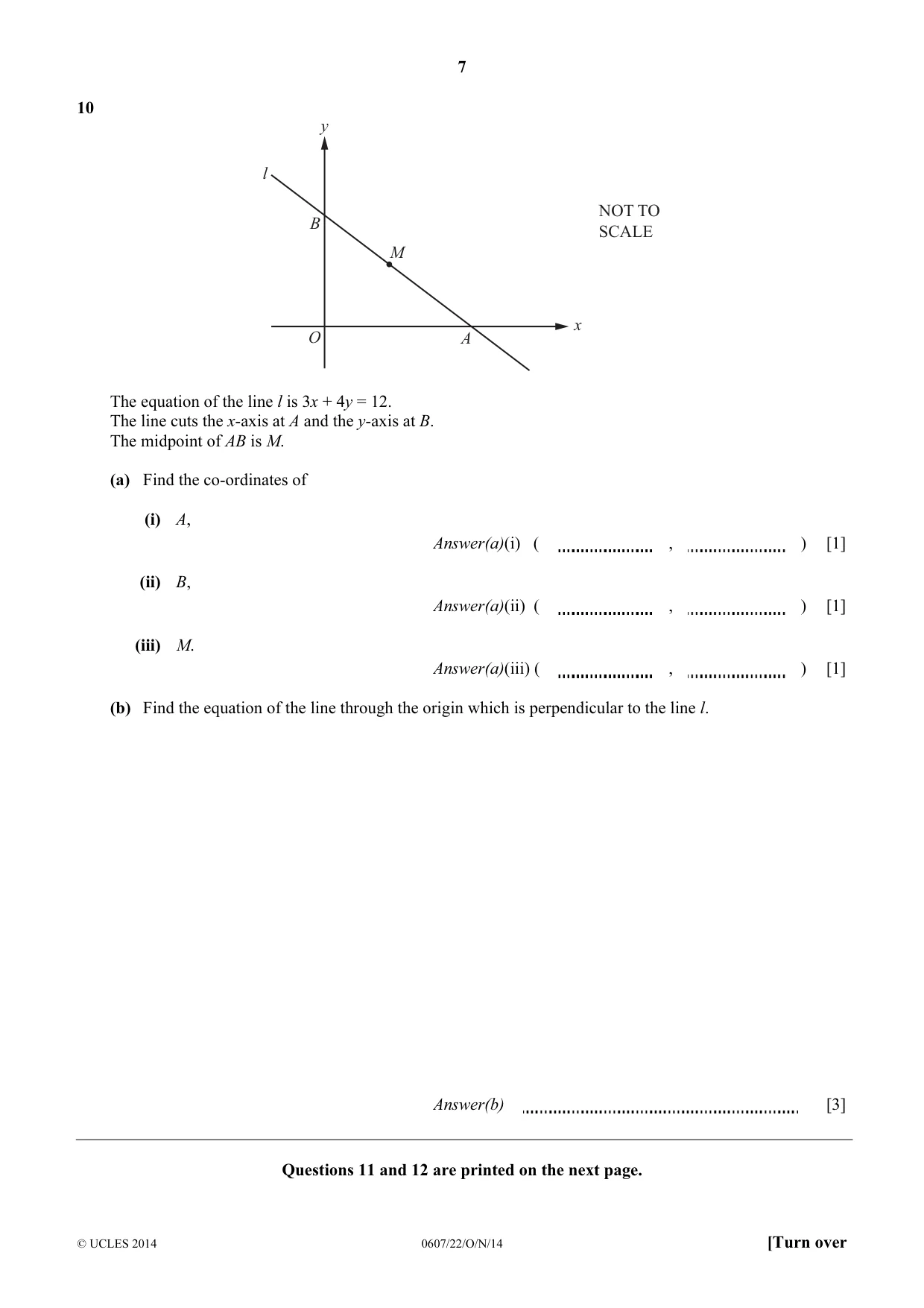 Cambridge IGCSE Mathematics - International 0607 2014 Oct/Nov Paper 2 · Variant 2 question paper, page 7 of 8