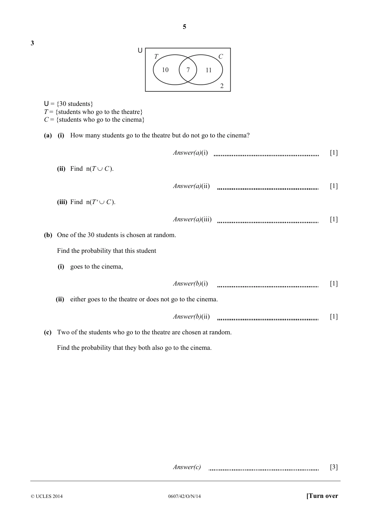 Cambridge IGCSE Mathematics - International 0607 2014 Oct/Nov Paper 4 · Variant 2 question paper, page 5 of 20