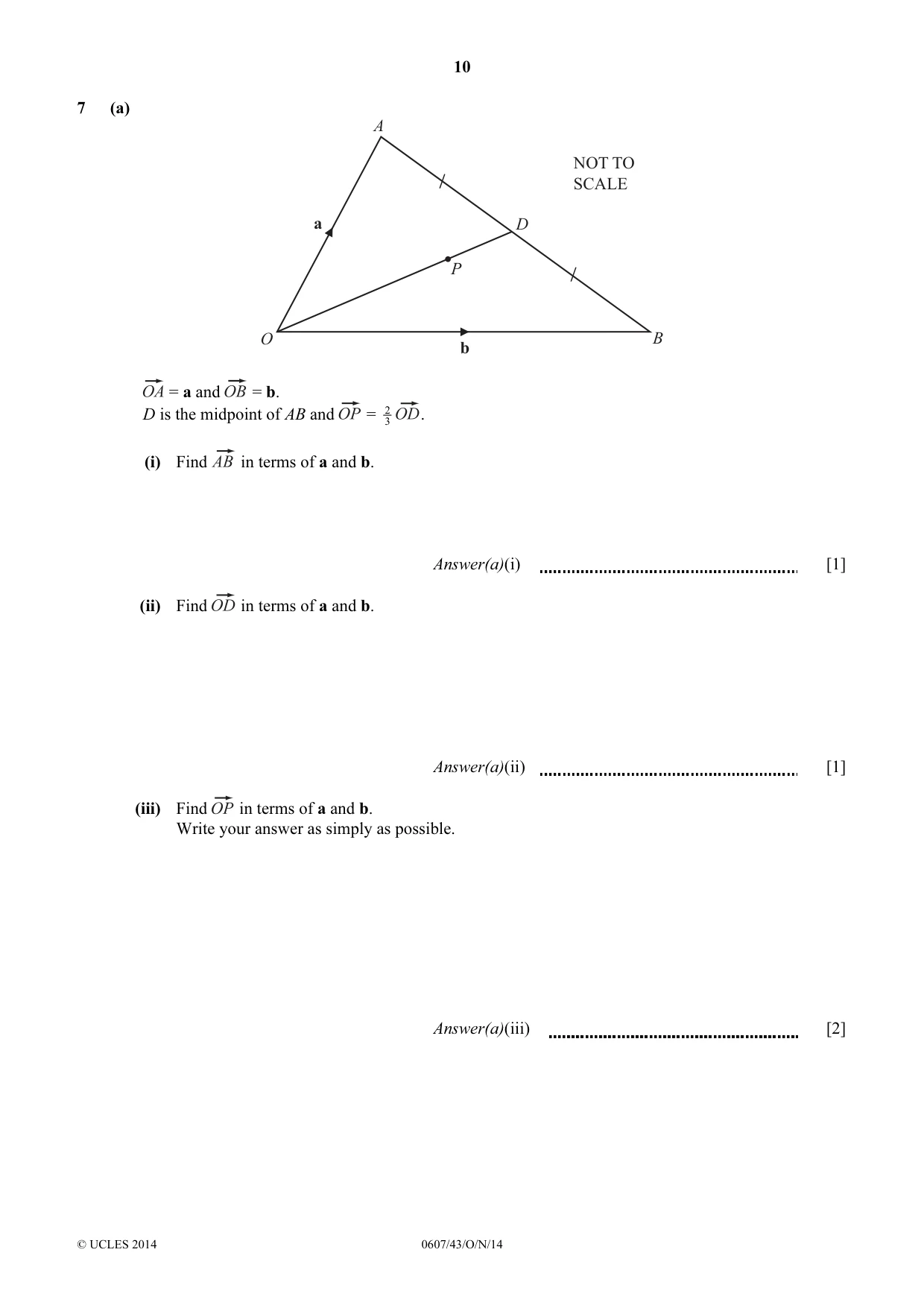 Cambridge IGCSE Mathematics - International 0607 2014 Oct/Nov Paper 4 · Variant 3 question paper, page 10 of 20