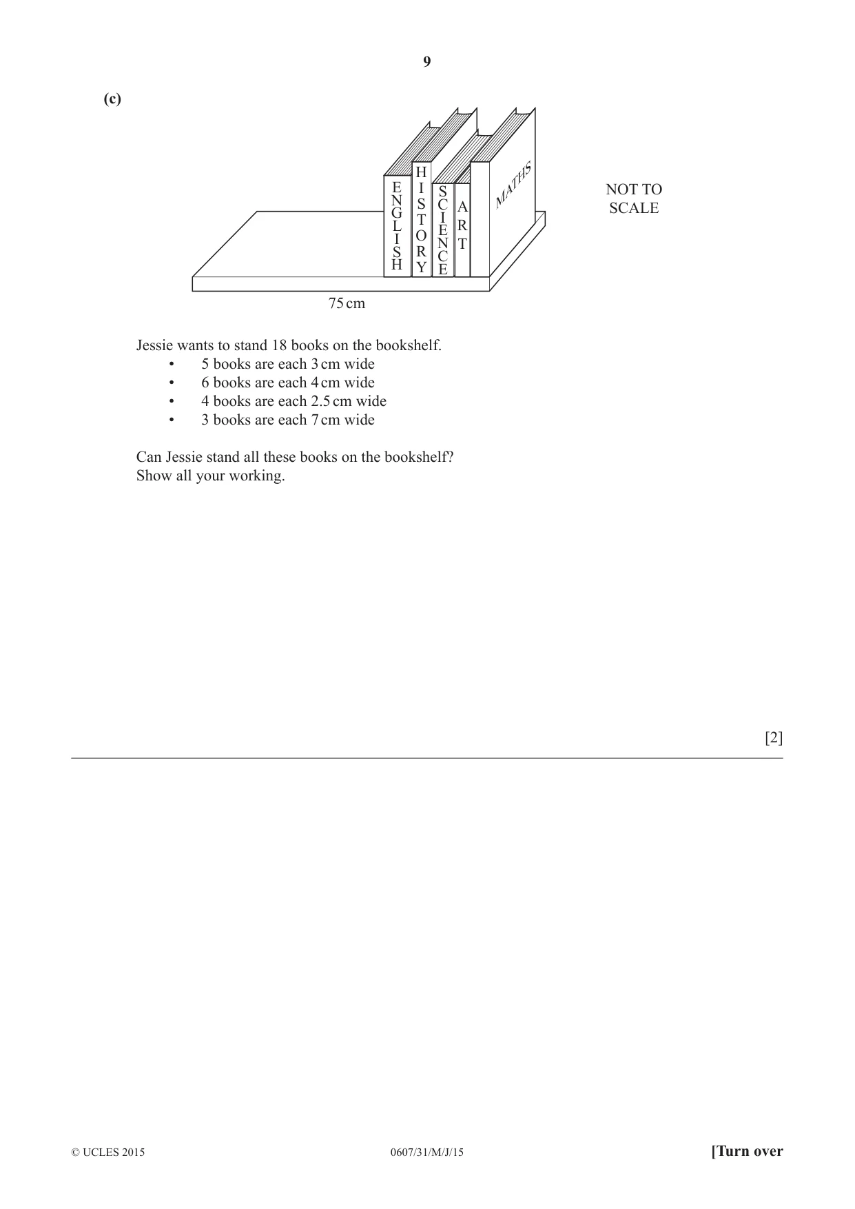 Cambridge IGCSE Mathematics - International 0607 2015 May/June Paper 3 · Variant 1 question paper, page 9 of 16