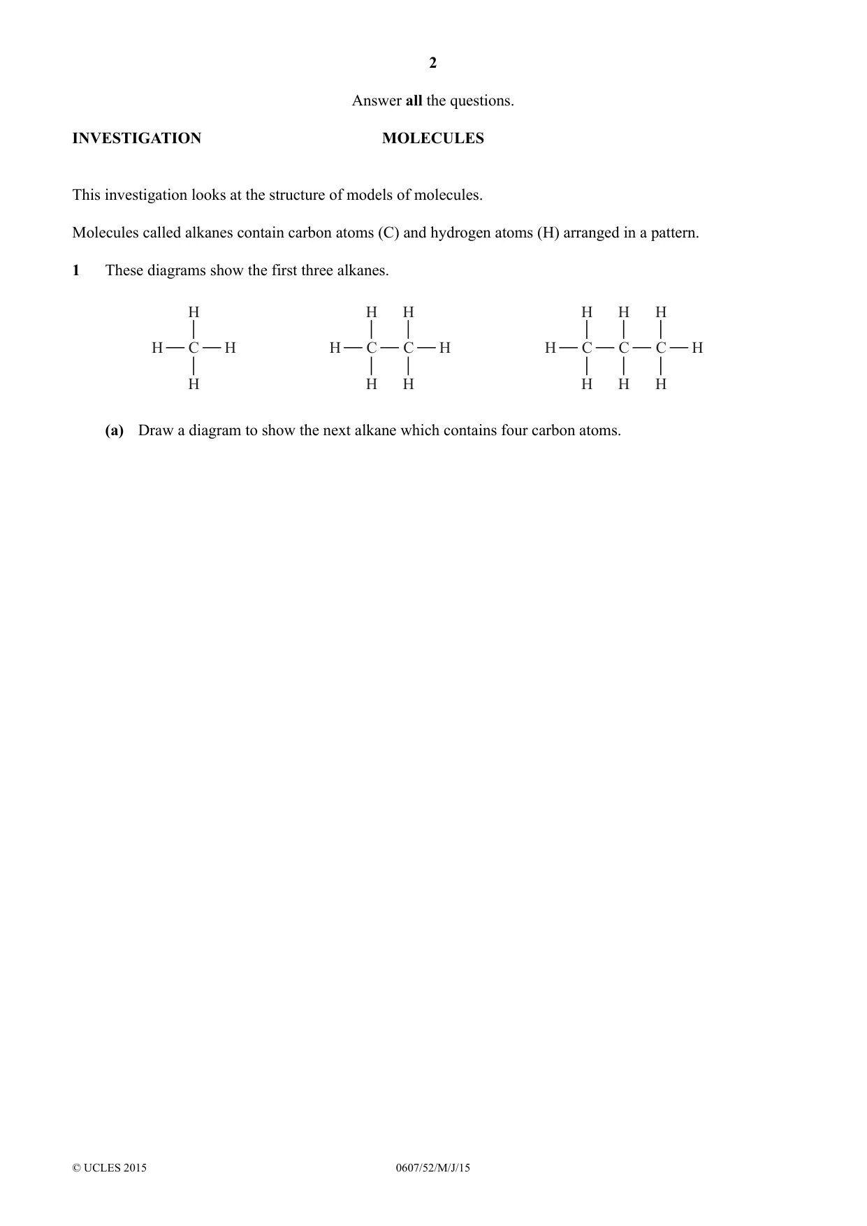 Cambridge IGCSE Mathematics - International 0607 2015 May/June Paper 5 · Variant 2 question paper, page 2 of 8