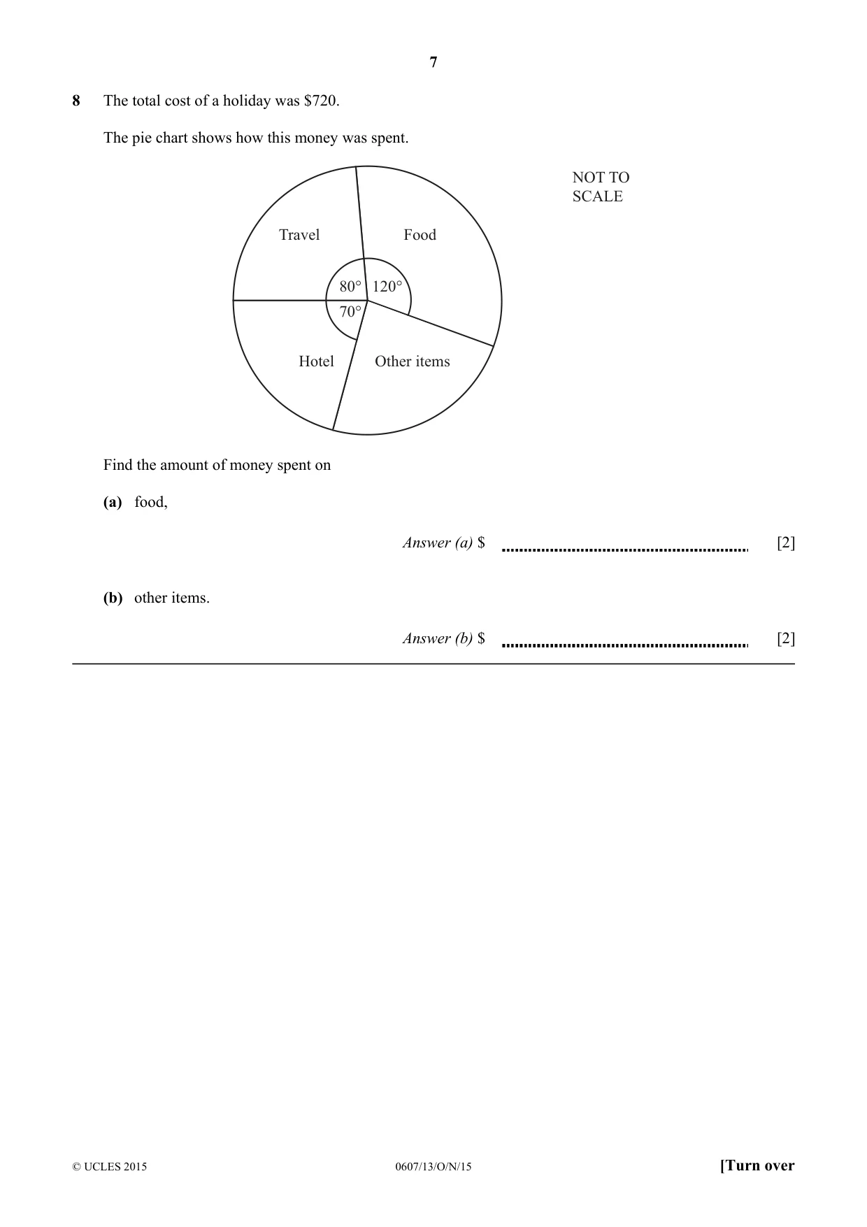 Cambridge IGCSE Mathematics - International 0607 2015 Oct/Nov Paper 1 · Variant 3 question paper, page 7 of 12