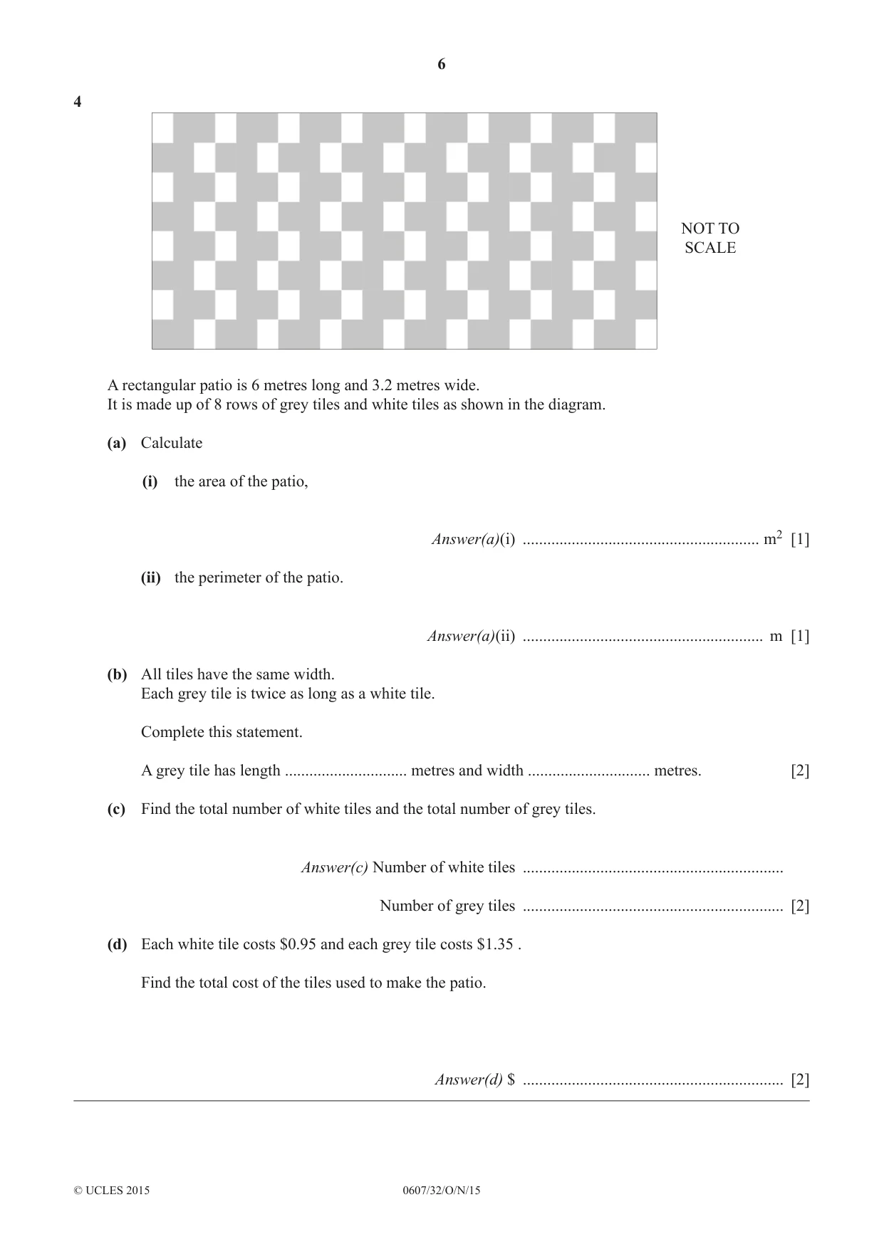 Cambridge IGCSE Mathematics - International 0607 2015 Oct/Nov Paper 3 · Variant 2 question paper, page 6 of 16