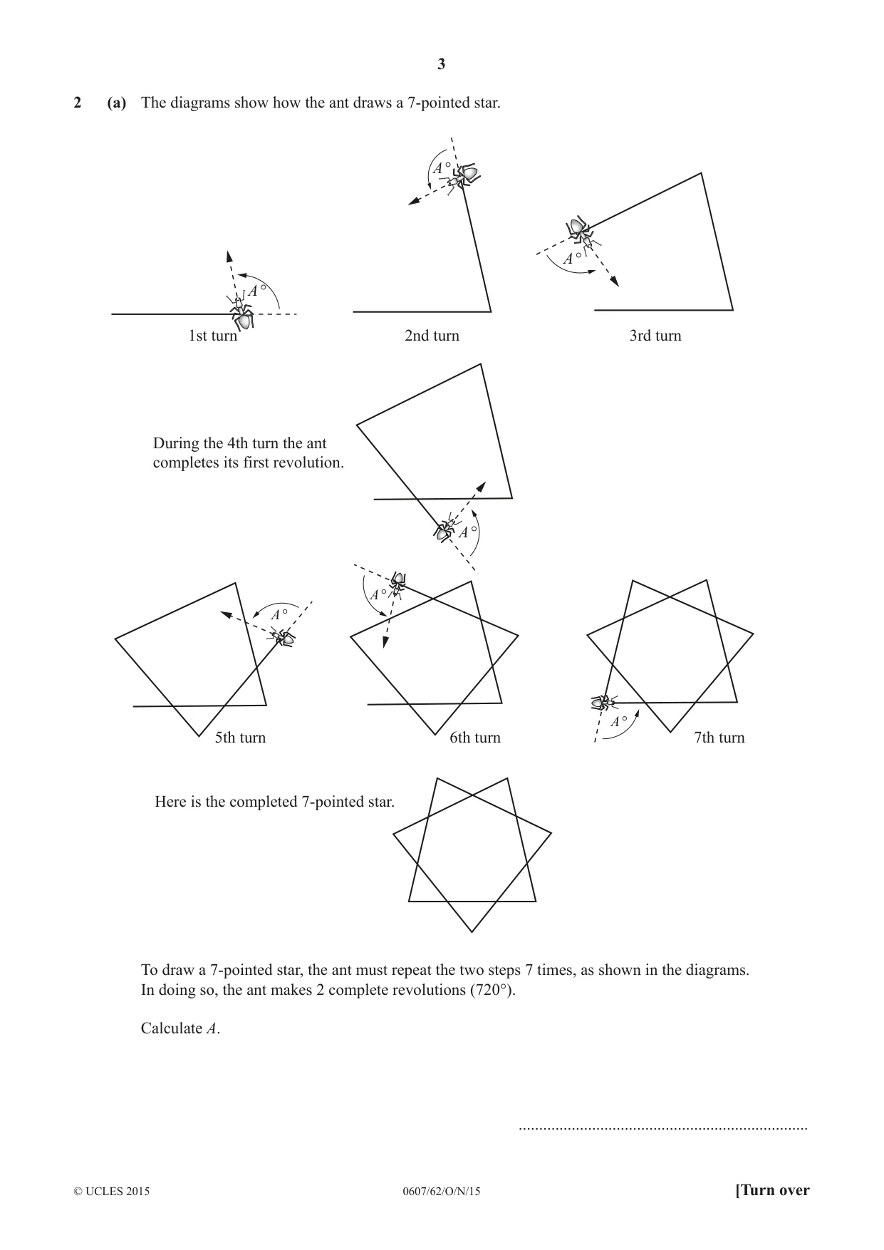 Cambridge IGCSE Mathematics - International 0607 2015 Oct/Nov Paper 6 · Variant 2 question paper, page 3 of 12